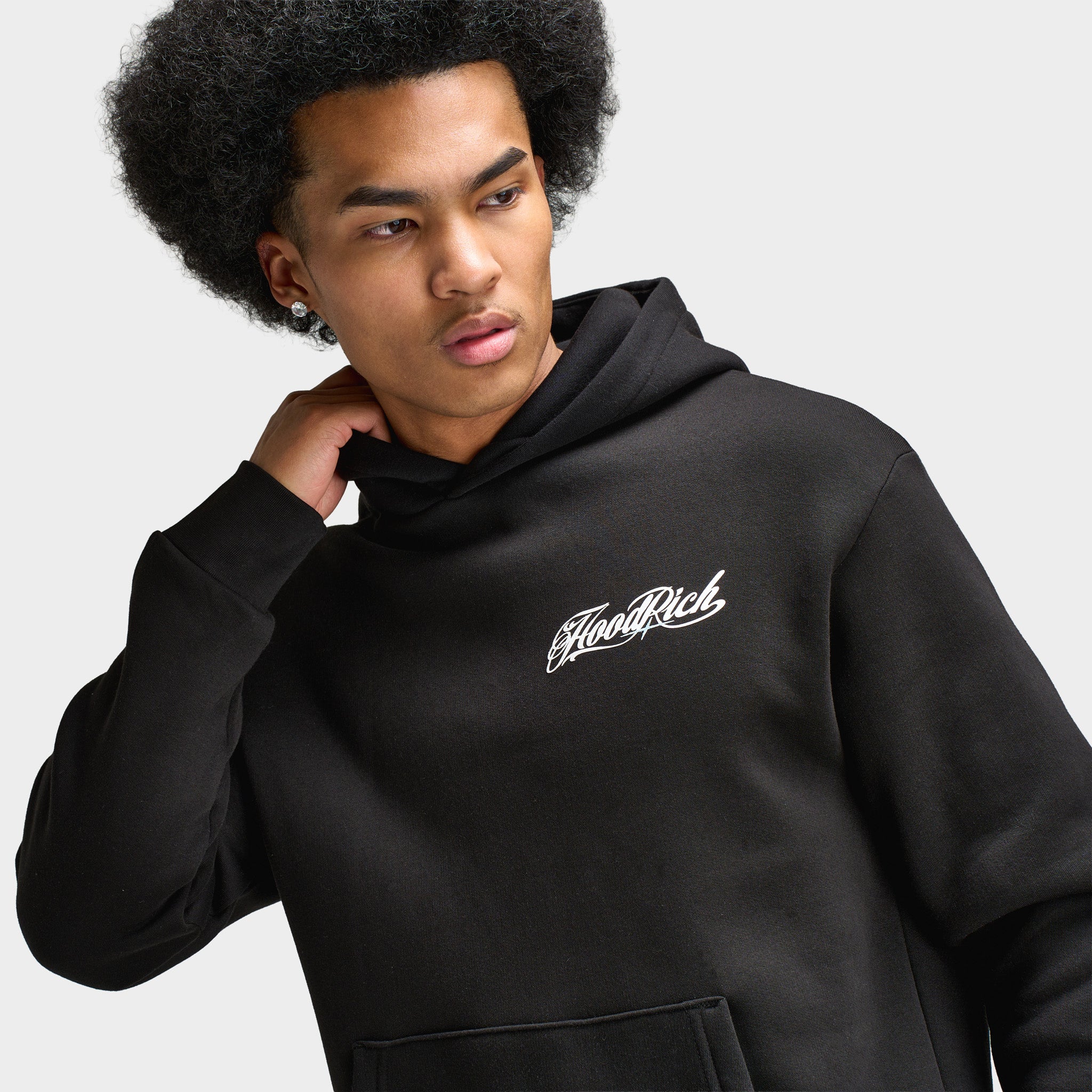 Hoodrich Relic Oversized Hoodie / Black - Image 4