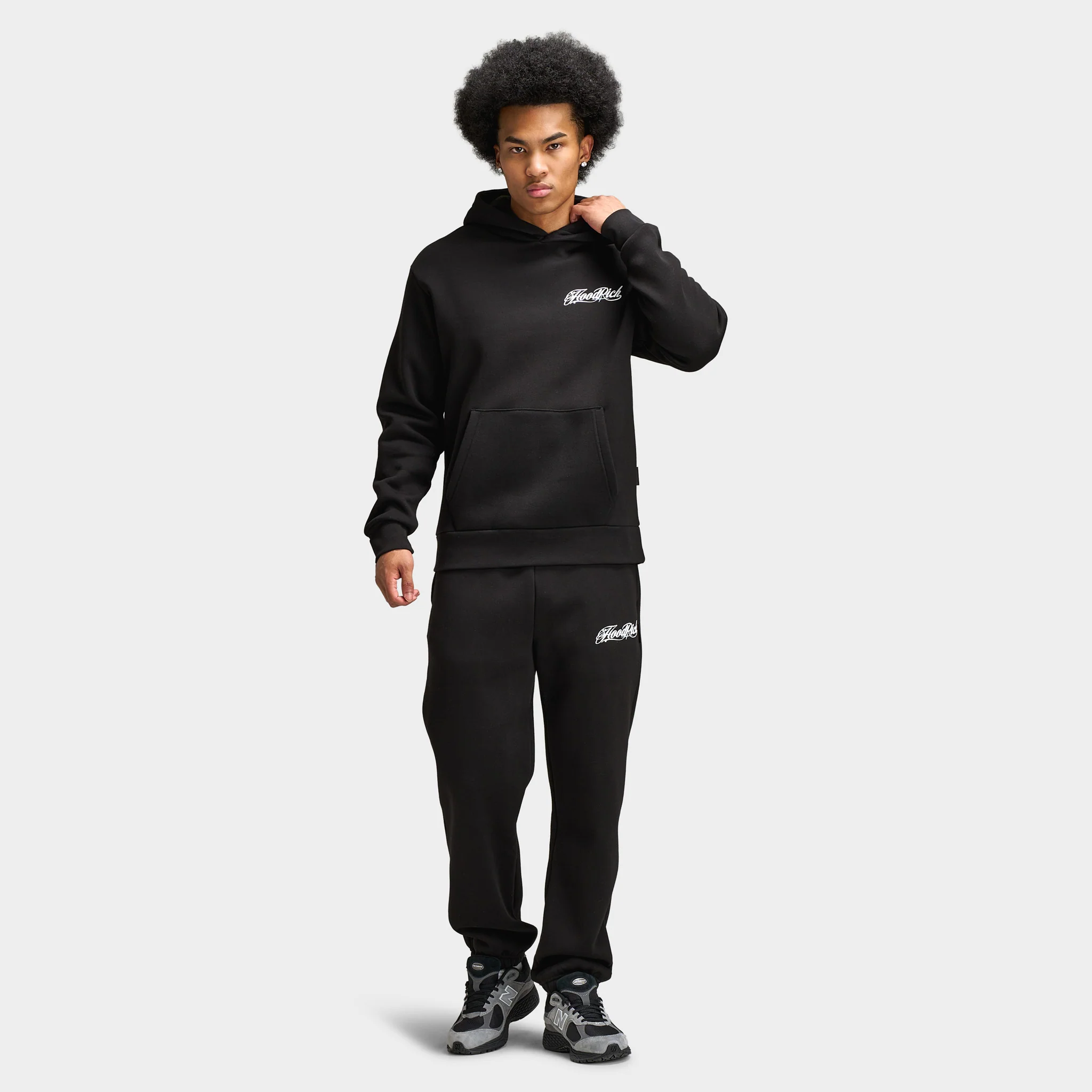 Hoodrich Relic Oversized Hoodie / Black - Image 5