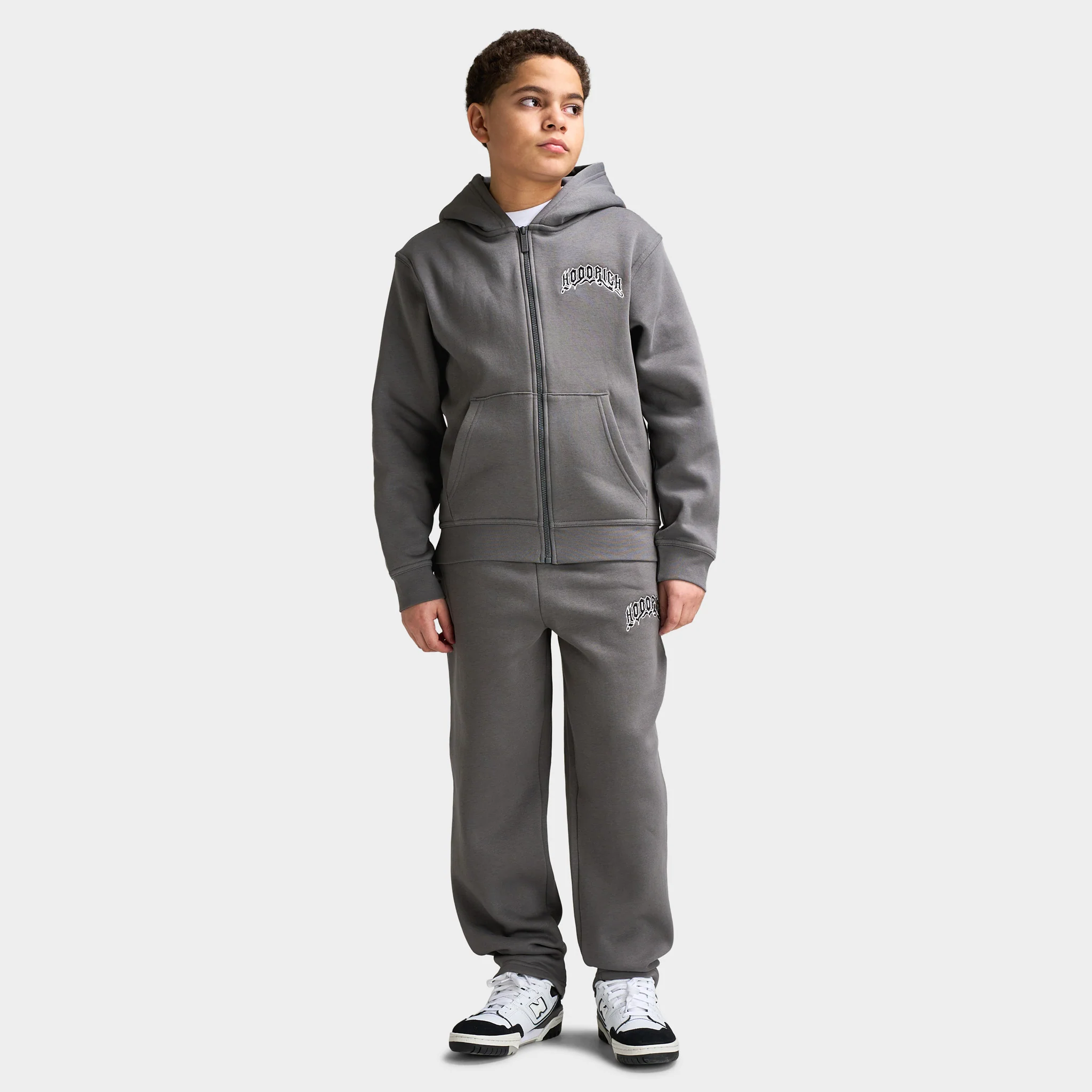 Hoodrich Juniors' Ritual Regular Open Hem Jogger Smoke Lava /  White - Black - Image 6