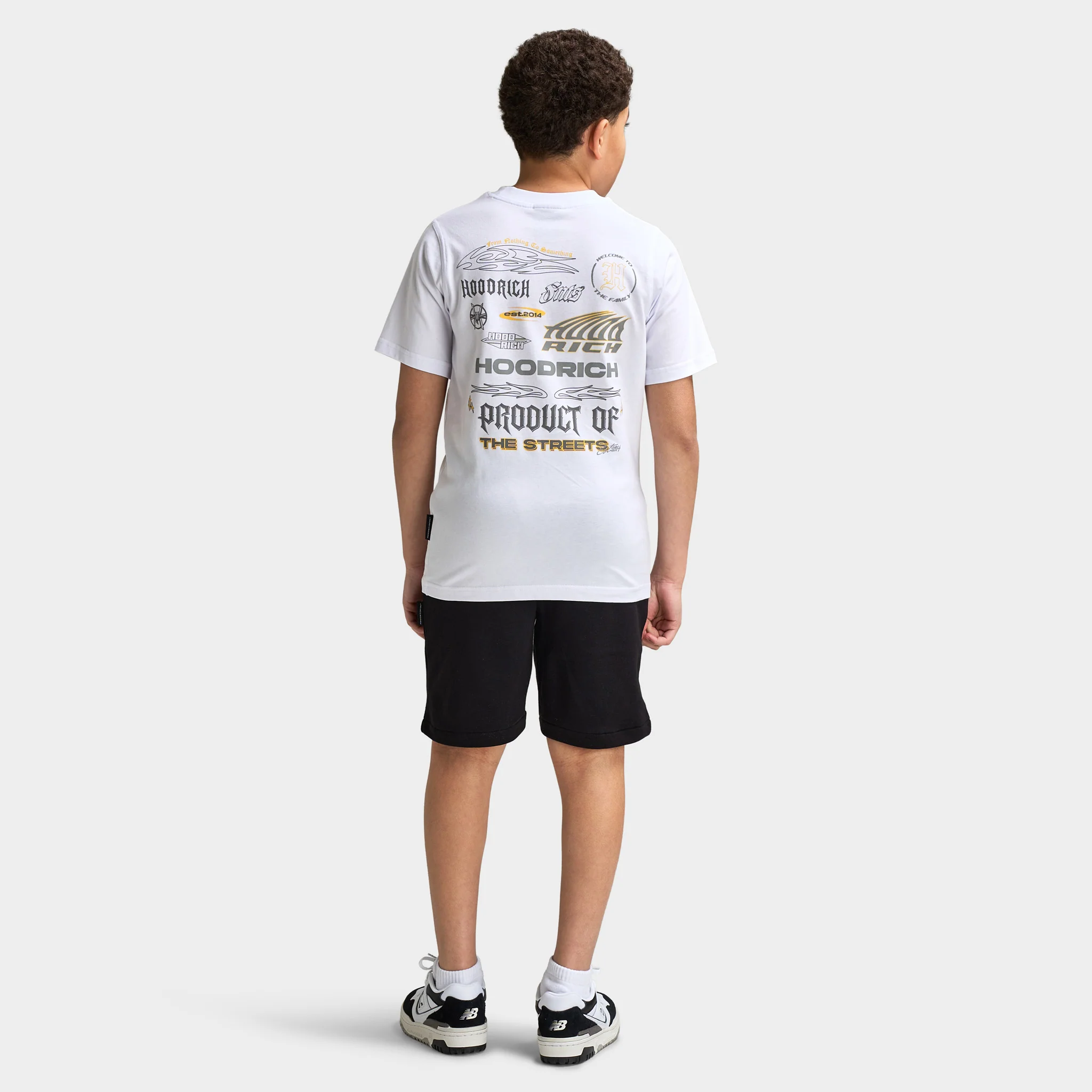 Hoodrich Juniors' Ritual Regular T-Shirt White / Black - Lava Smoke - Image 6