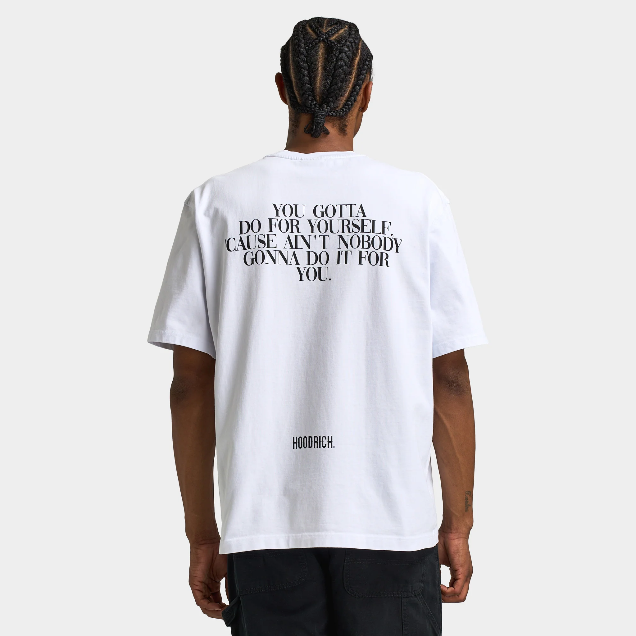 Hoodrich Grit Print T-shirt / Black - Image 2