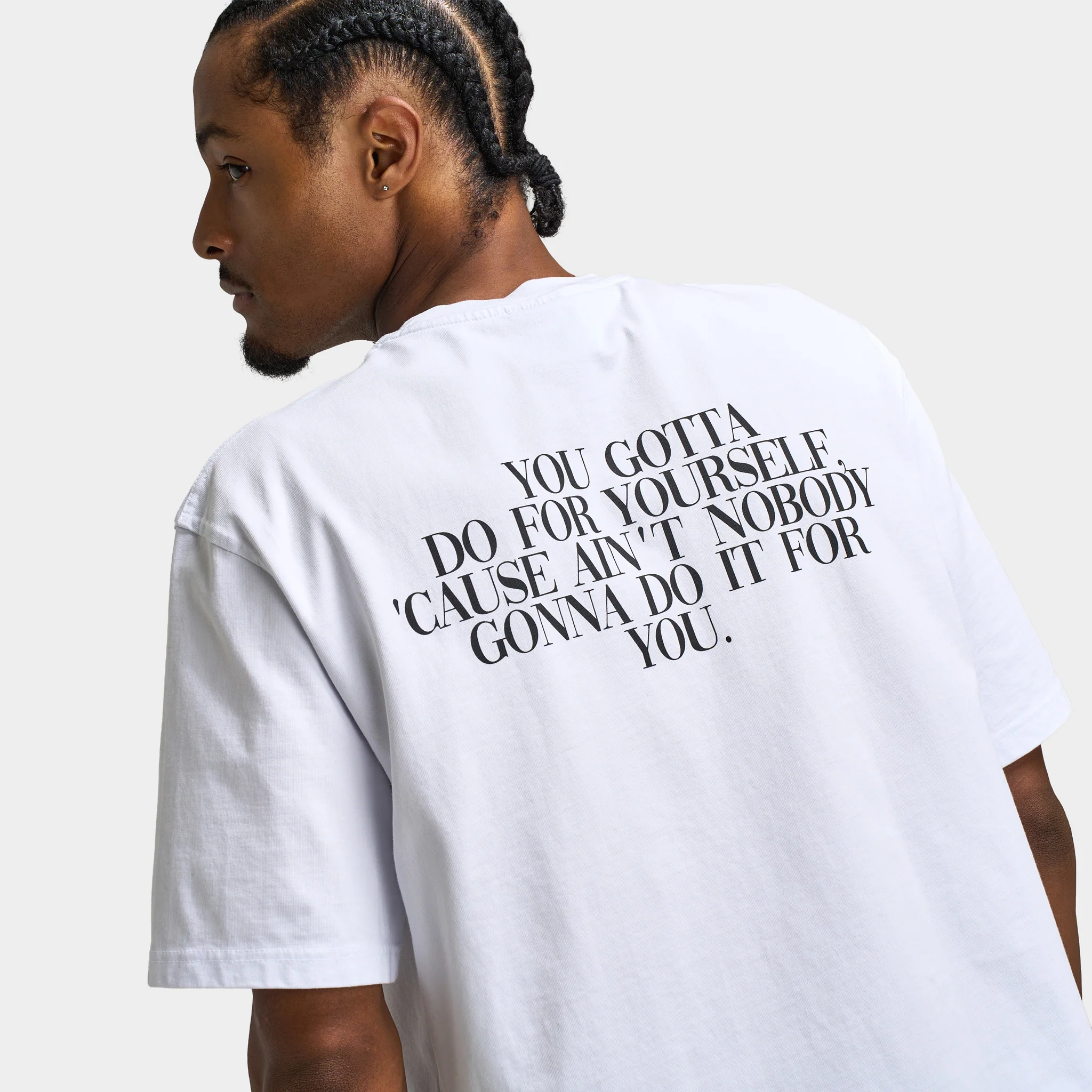 Hoodrich Grit Print T-shirt / Black - Image 4