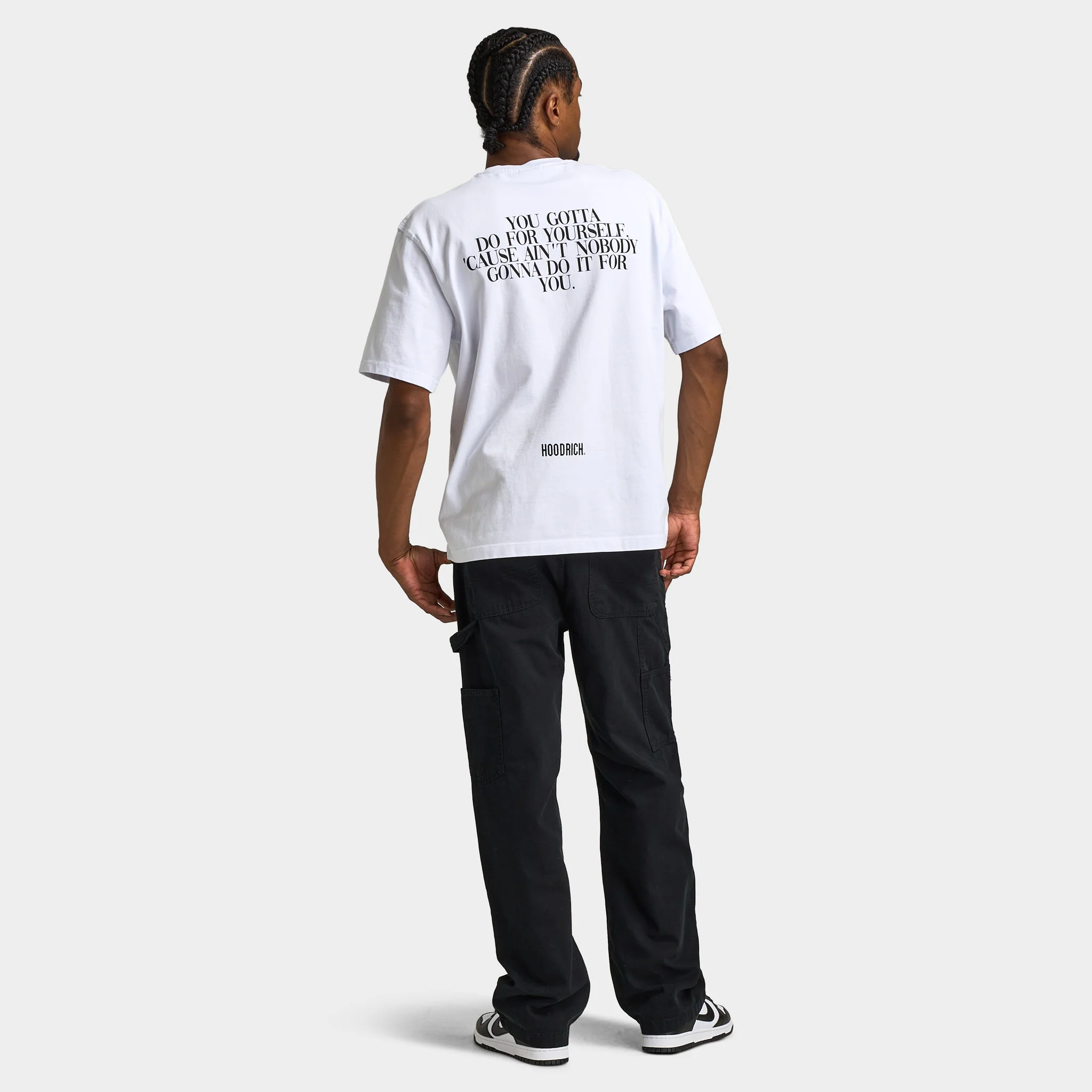 Hoodrich Grit Print T-shirt / Black - Image 5