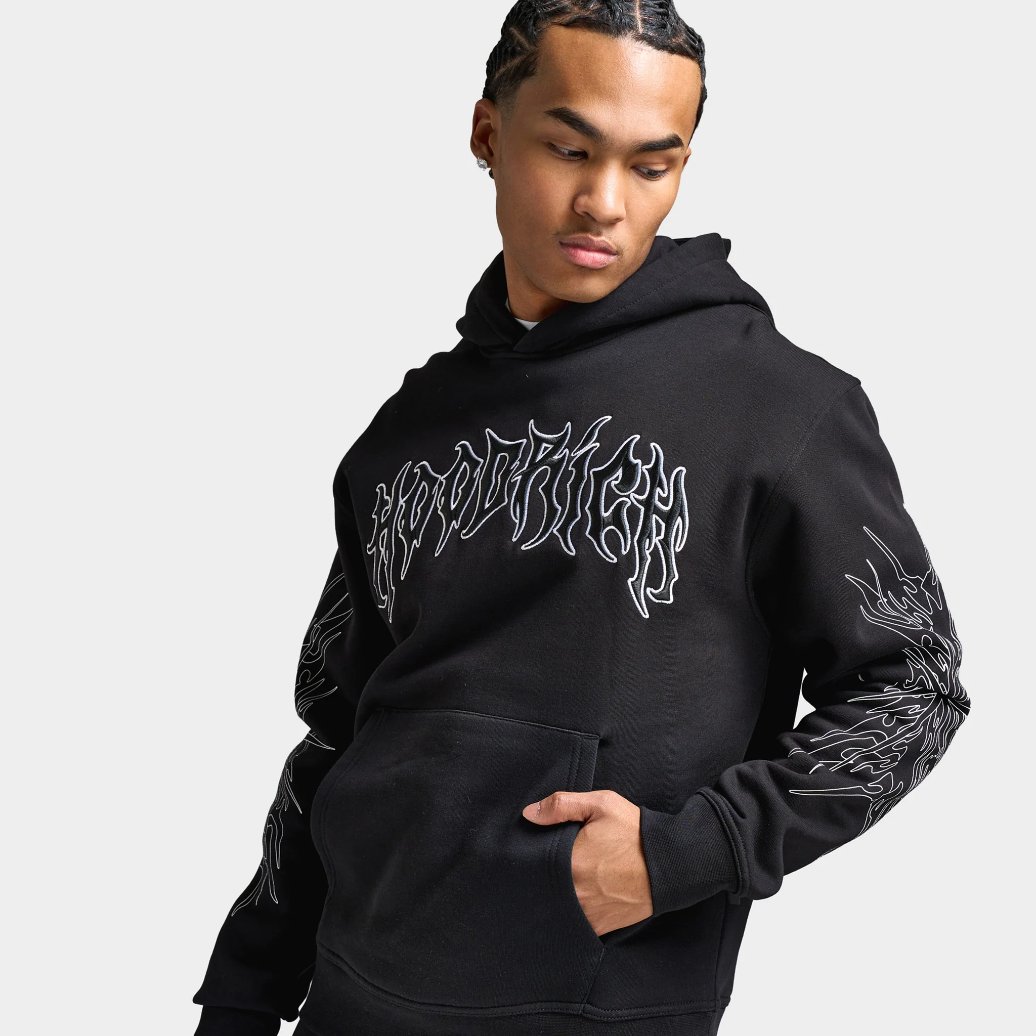 Hoodrich Spectral Hoodie Black / White - Image 3