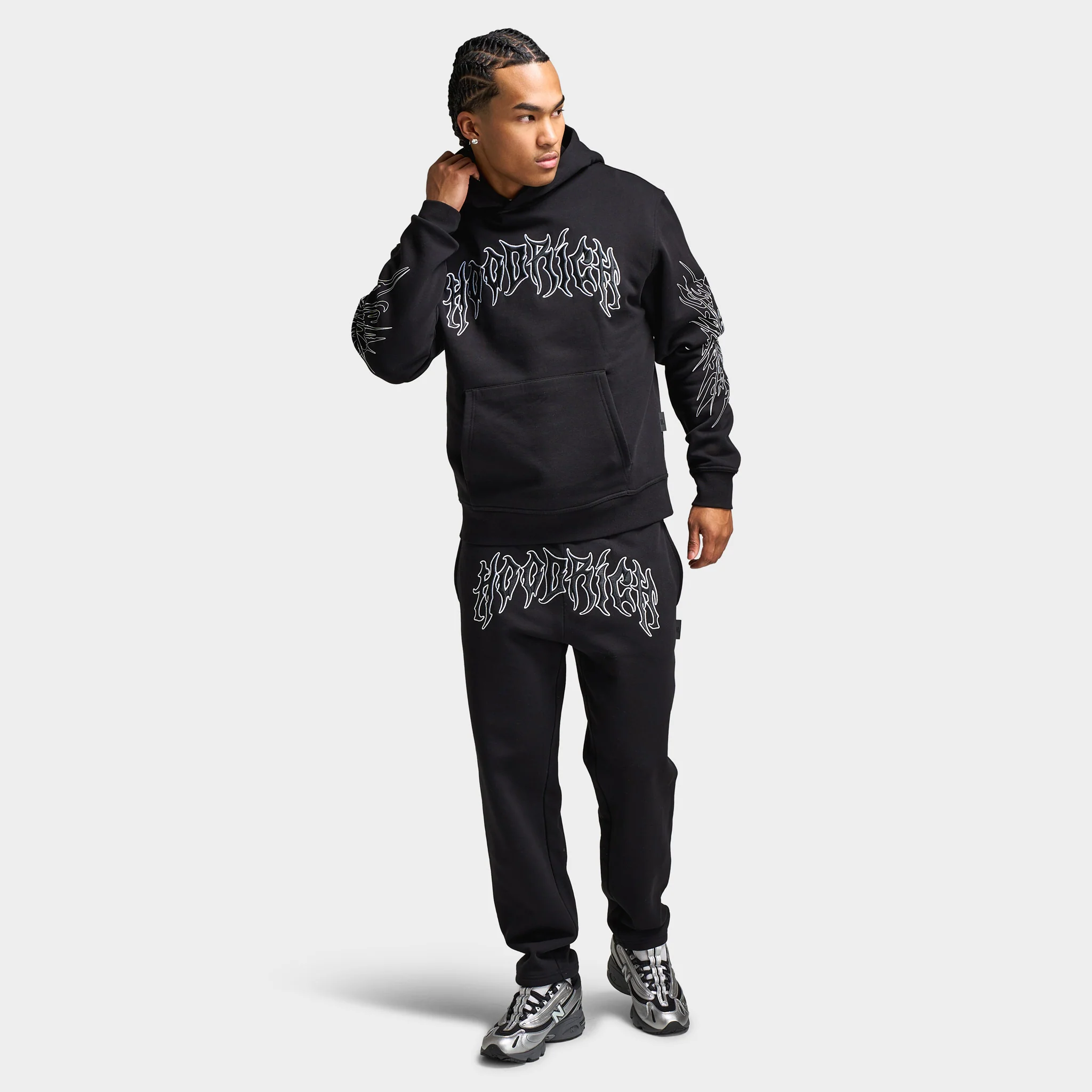 Hoodrich Spectral Hoodie Black / White - Image 6