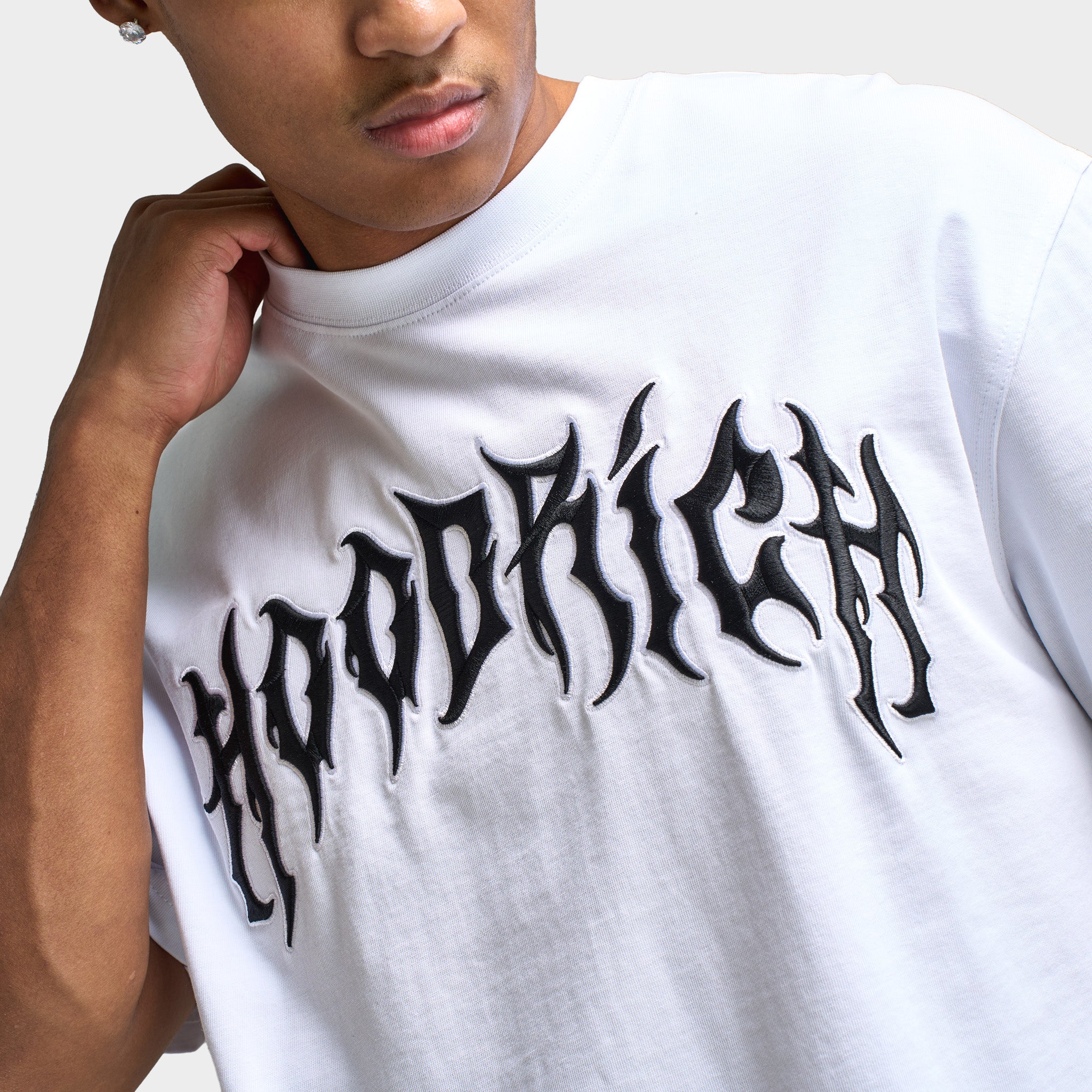 Hoodrich Spectral Oversized T-shirt / White - Image 4