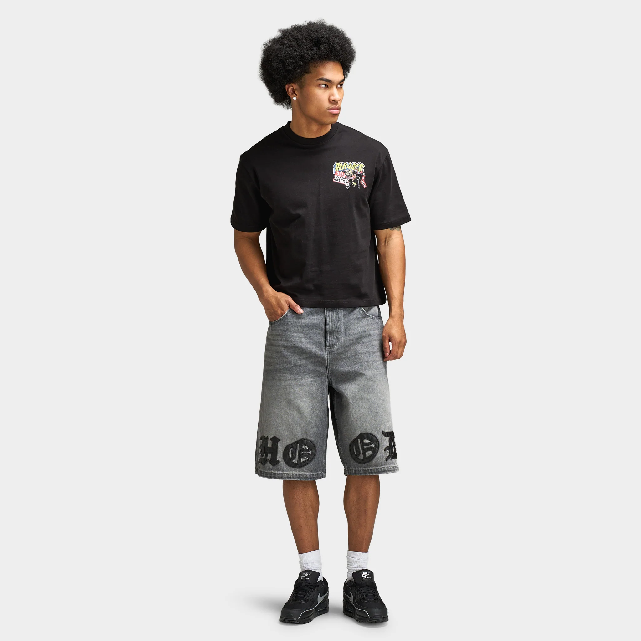 Hoodrich Streetvault Oversized T-Shirt / Black - Image 3
