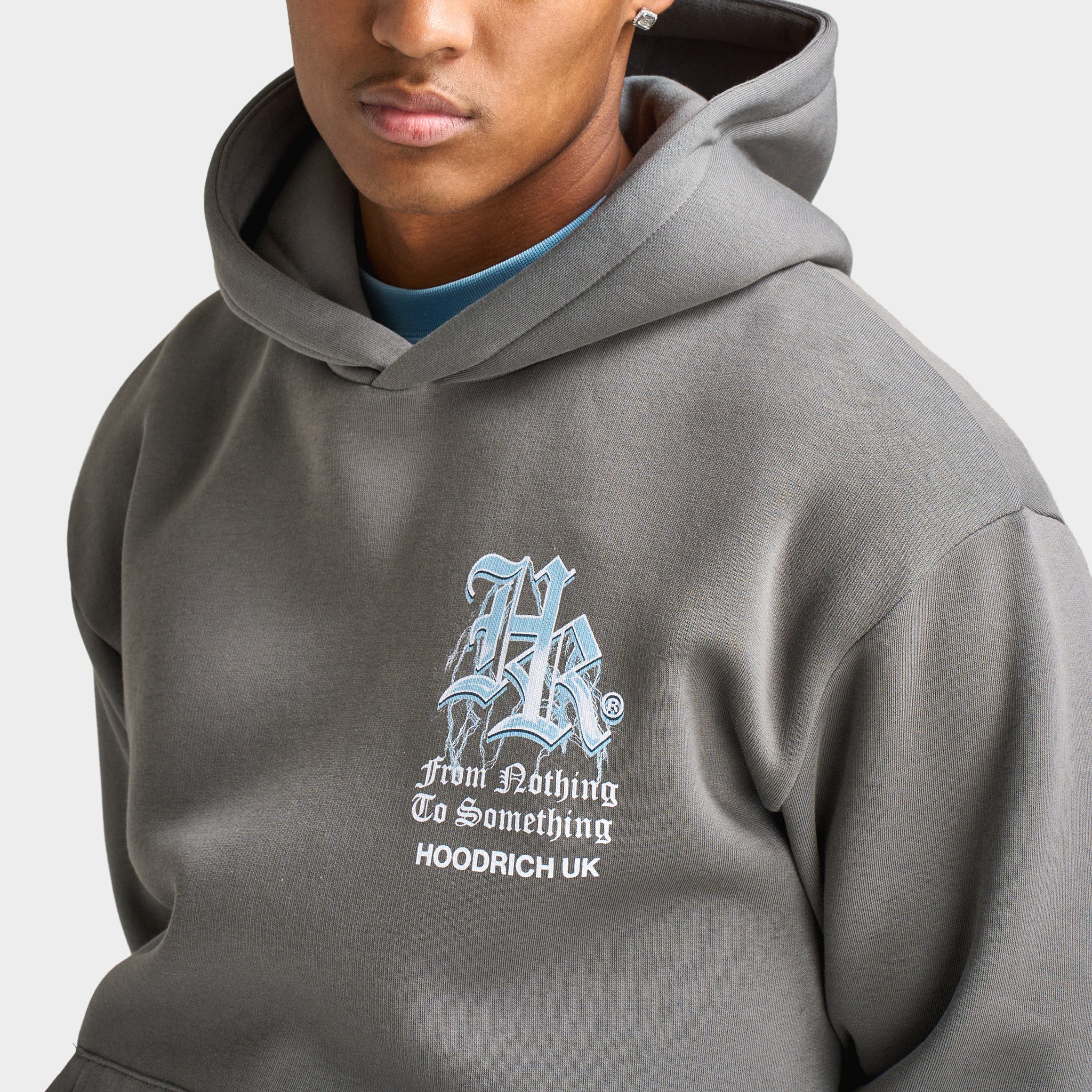 Hoodrich Tornado Oversized Hoodie Lava Smoke / White / Blue - Image 4