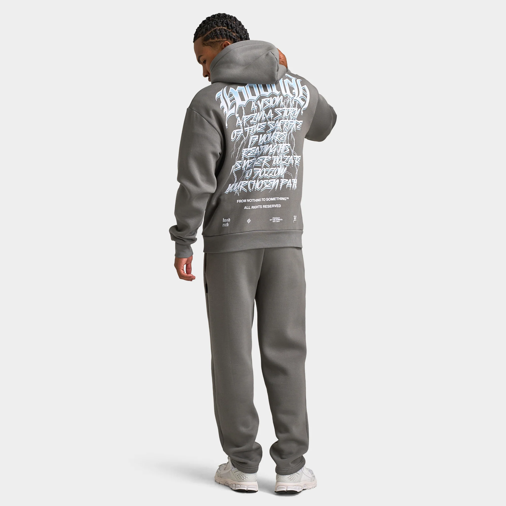 Hoodrich Tornado Oversized Hoodie Lava Smoke / White / Blue - Image 6