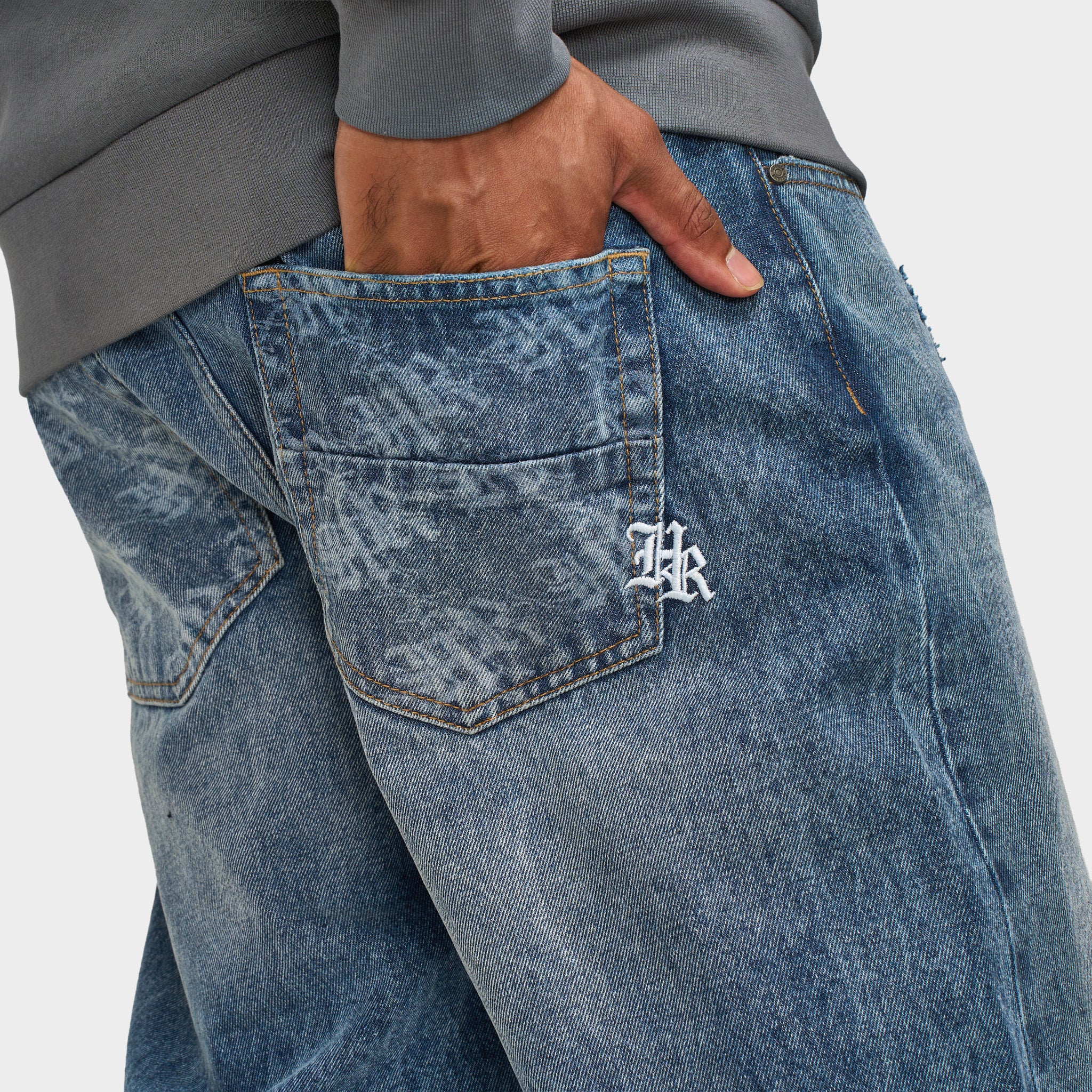 Hoodrich Virtux AOP Denim Jean / Washed Blue - Image 5