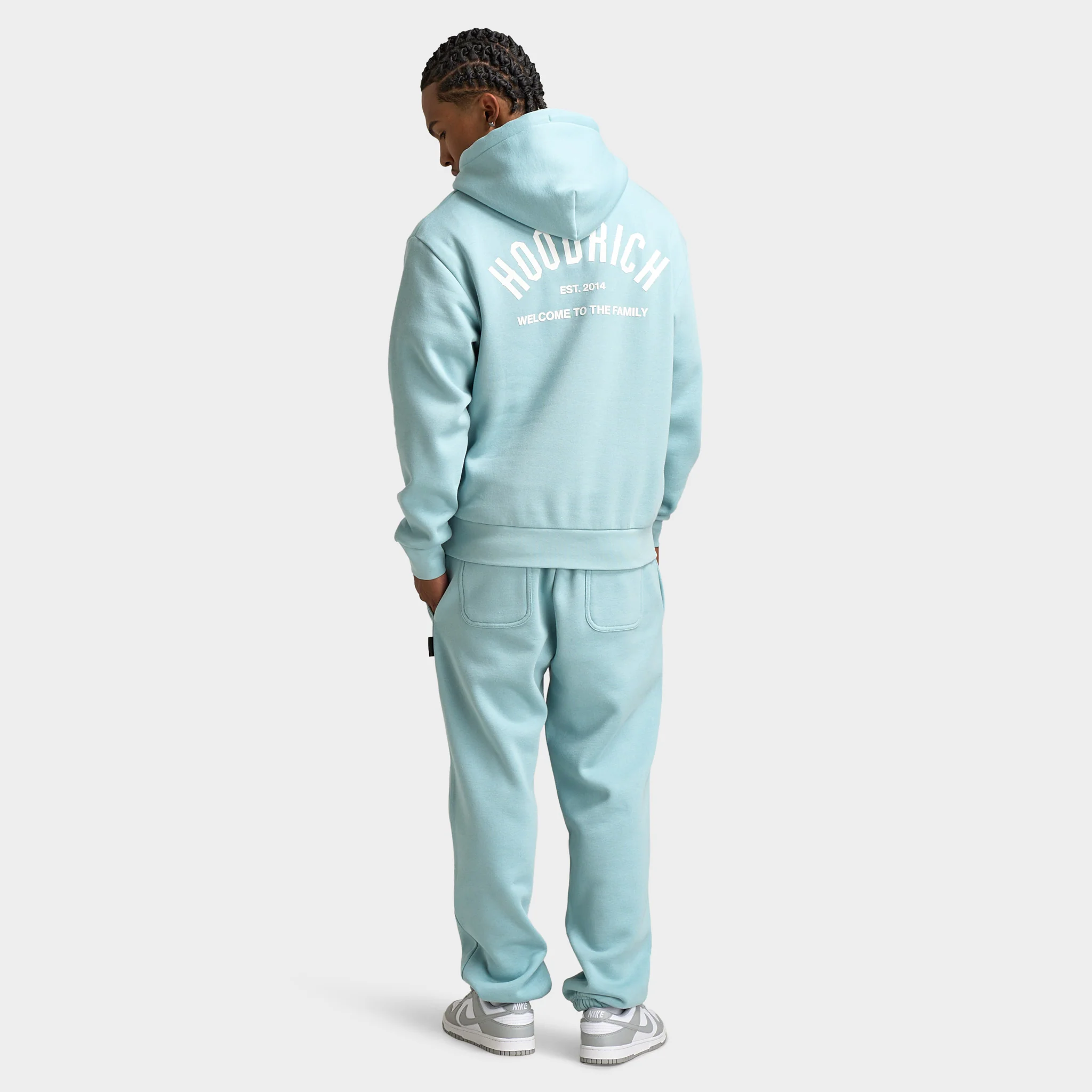 Hoodrich Volcano Oversized Hoodie Sterling Blue / White - Image 6