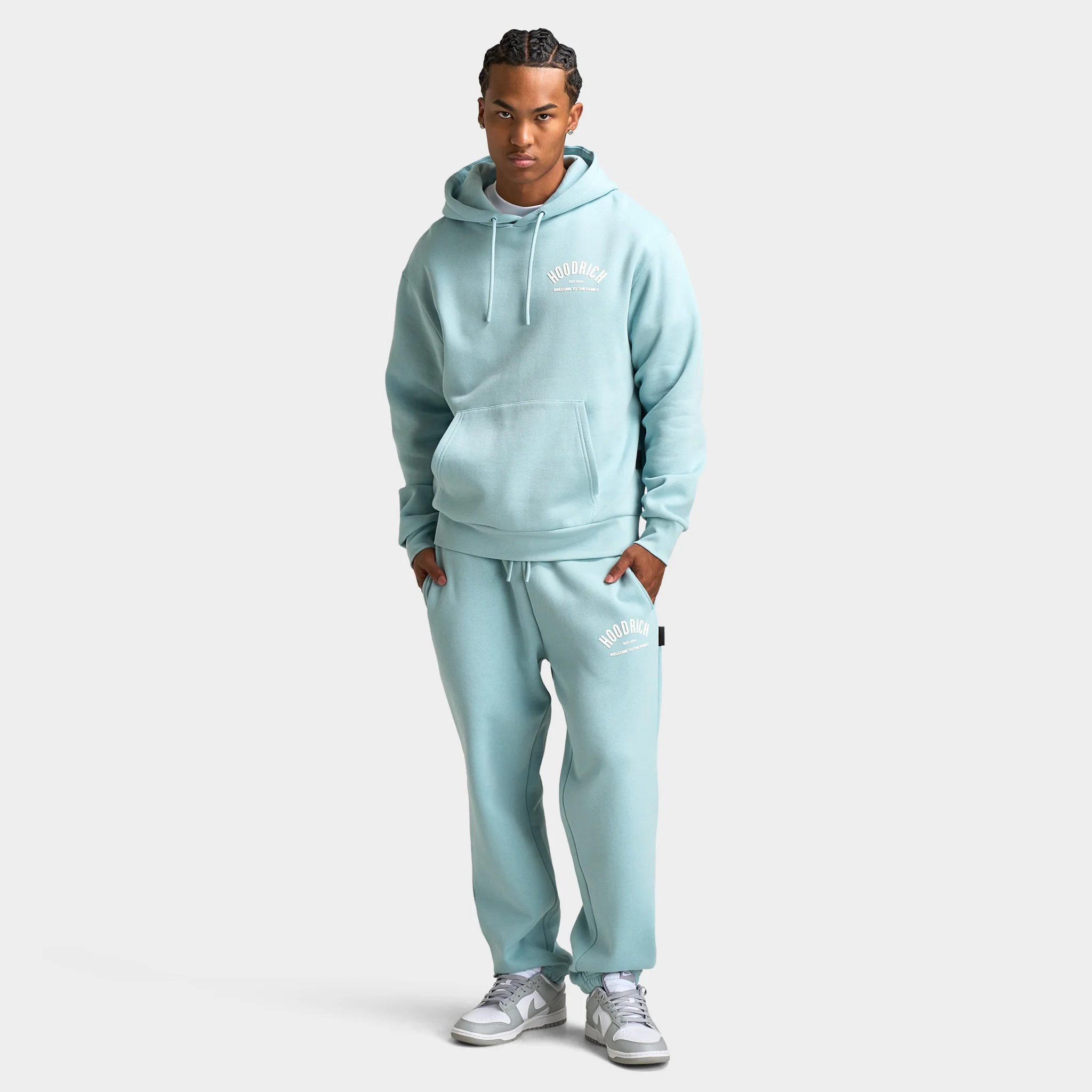 Hoodrich Volcano Oversized Hoodie Sterling Blue / White - Image 7