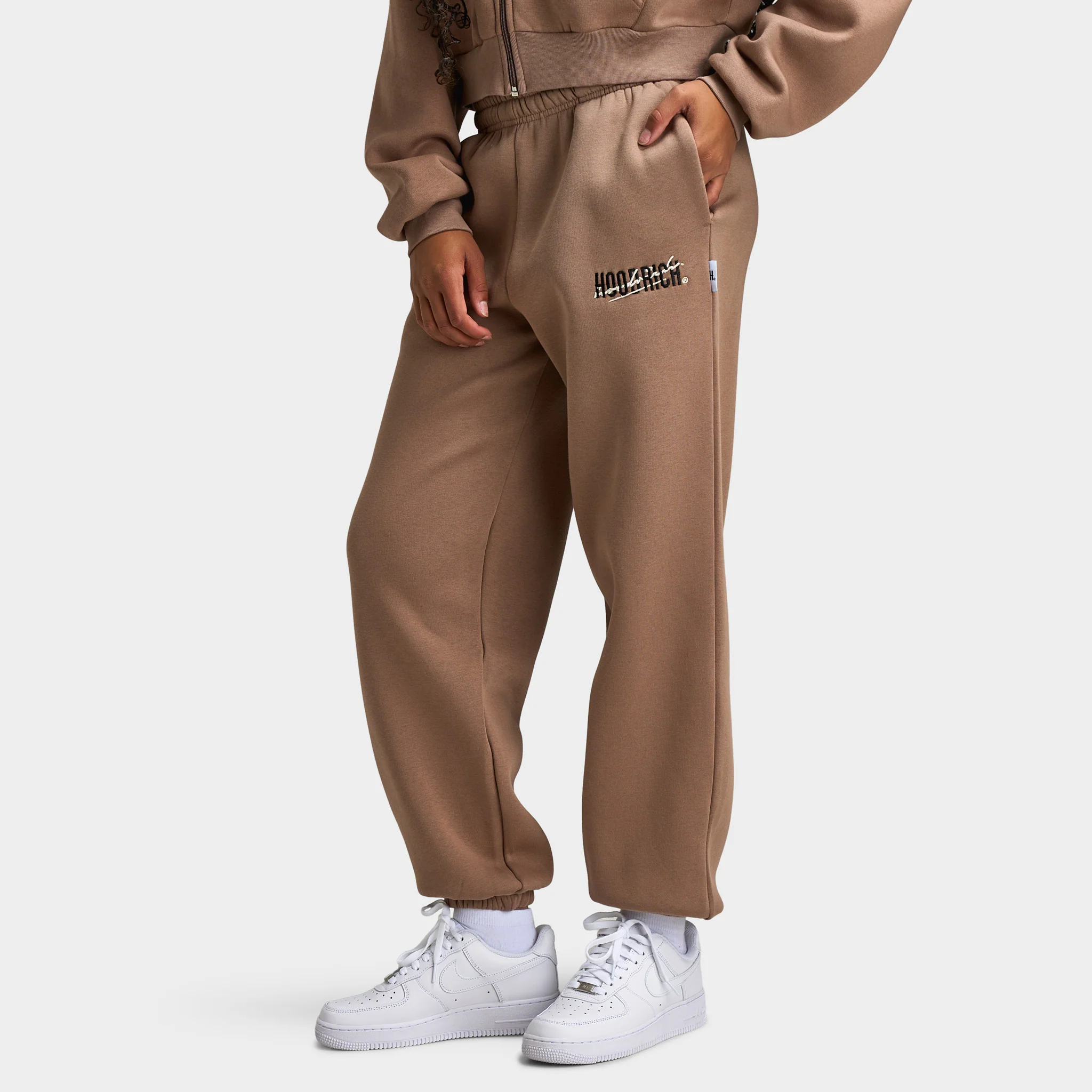 Hoodrich Women's Joggers Portabella / Black - Whitecap Gray - Image 3