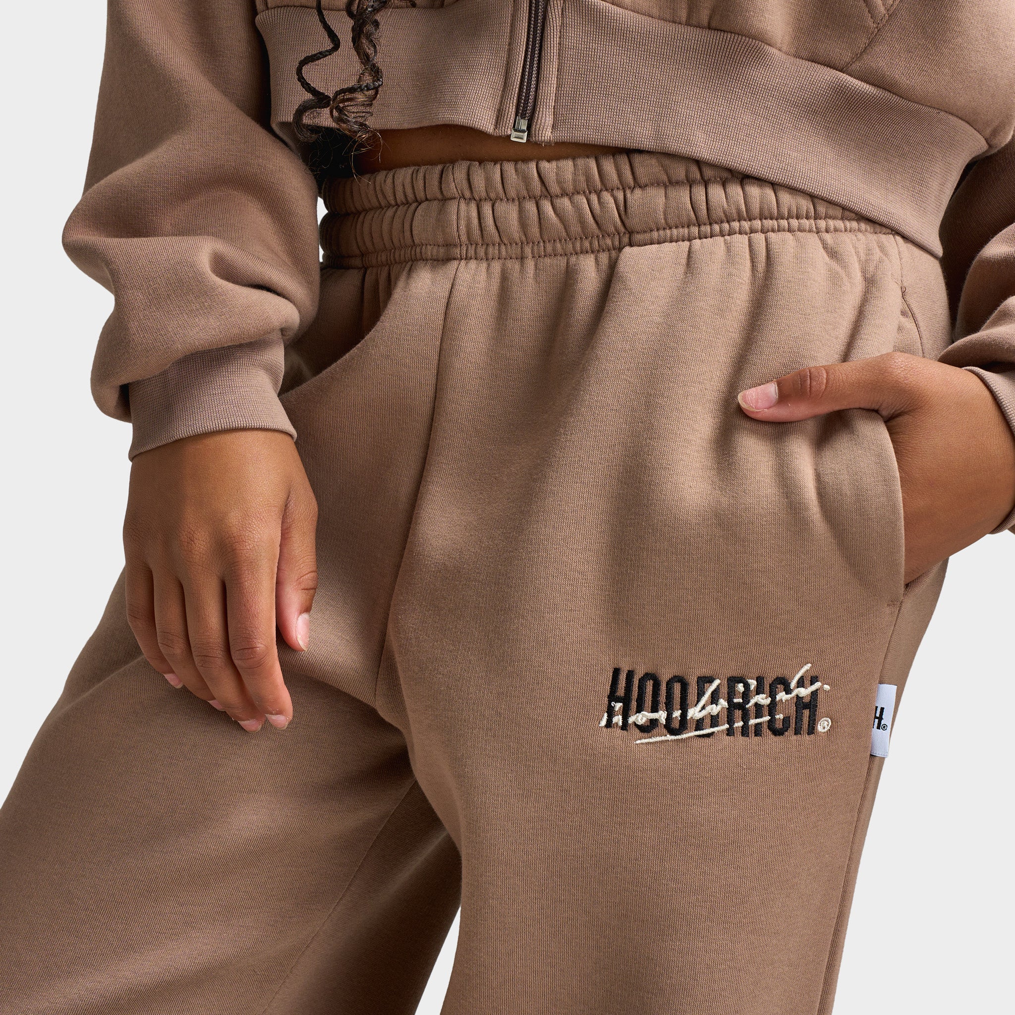 Hoodrich Women's Joggers Portabella / Black - Whitecap Gray - Image 6
