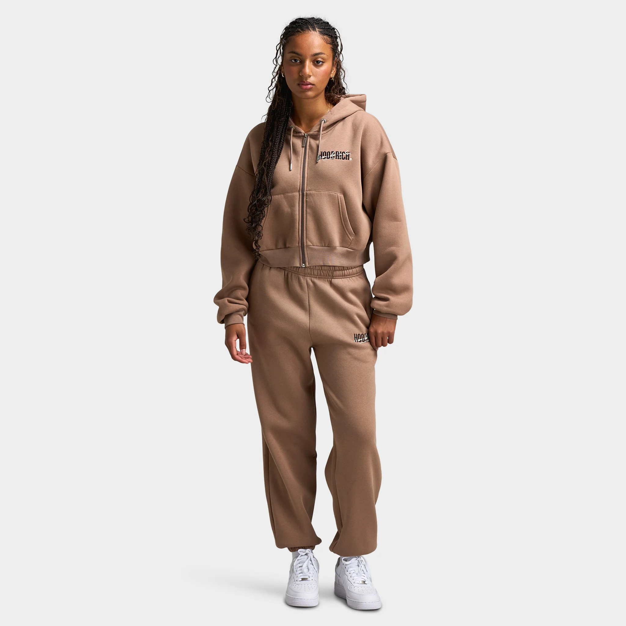 Hoodrich Women's Joggers Portabella / Black - Whitecap Gray - Image 7