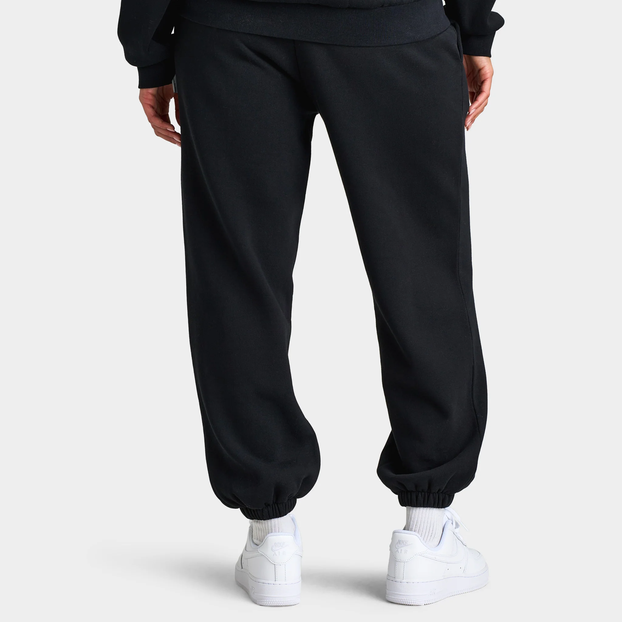 Hoodrich Women's Oversized Joggers Black / Silver Rhinestone - Image 2