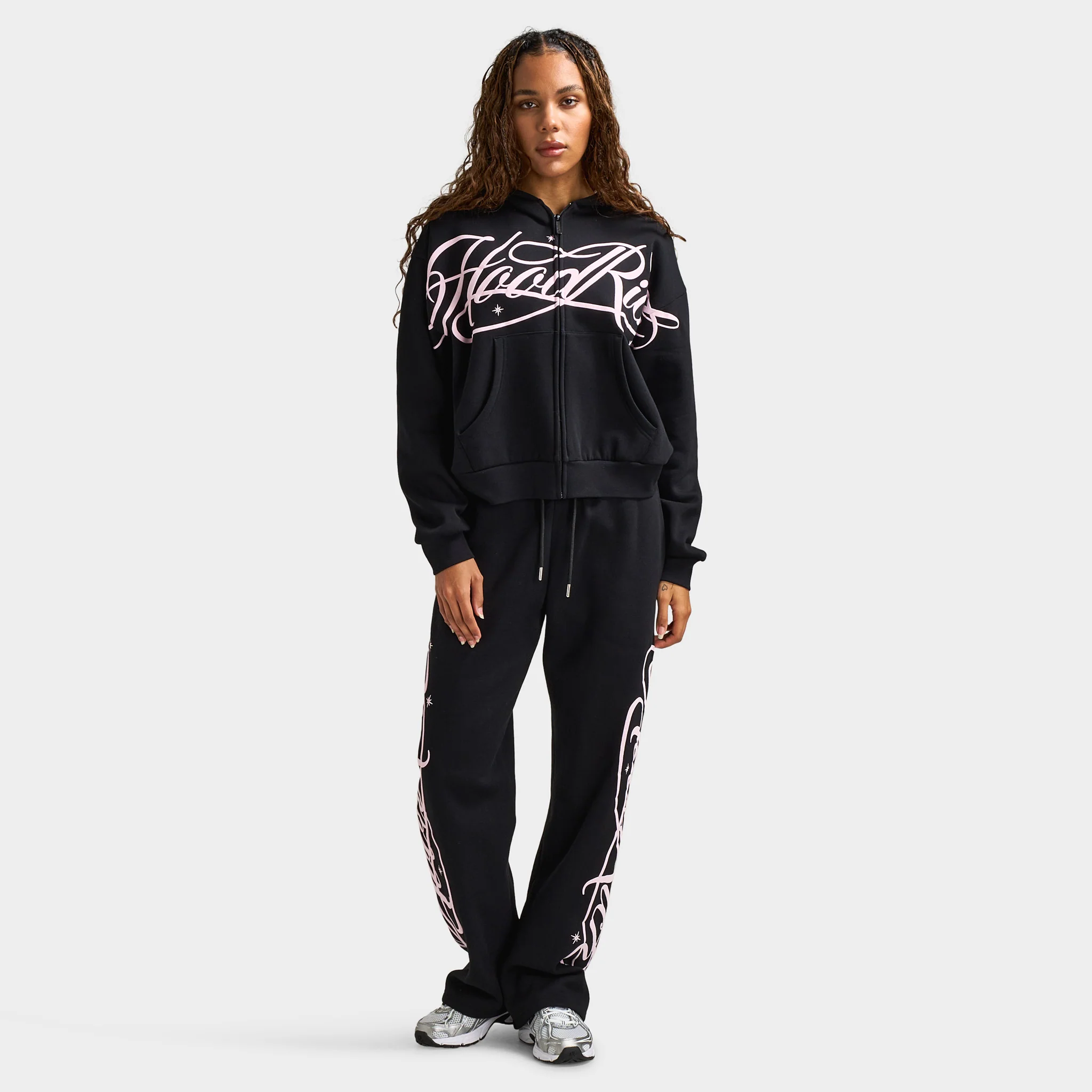 Hoodrich Women's Solace Full Zip Hoodie / Black - Image 6