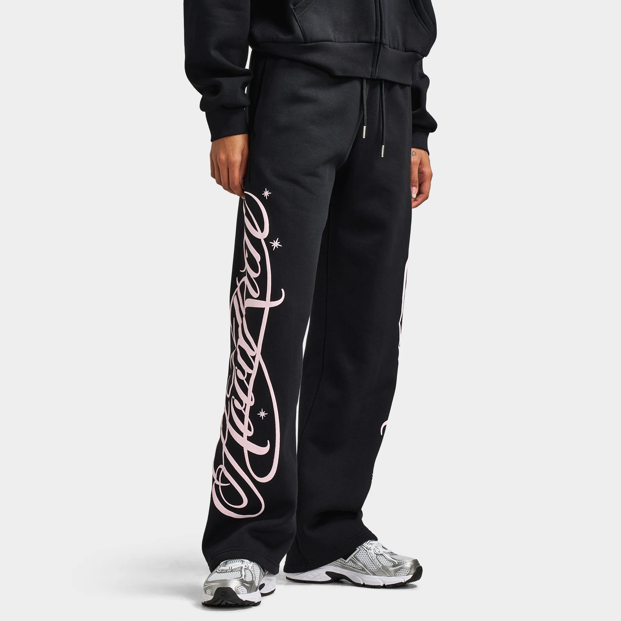 Hoodrich Women's Solace Wide Leg Joggers / Black - Image 4