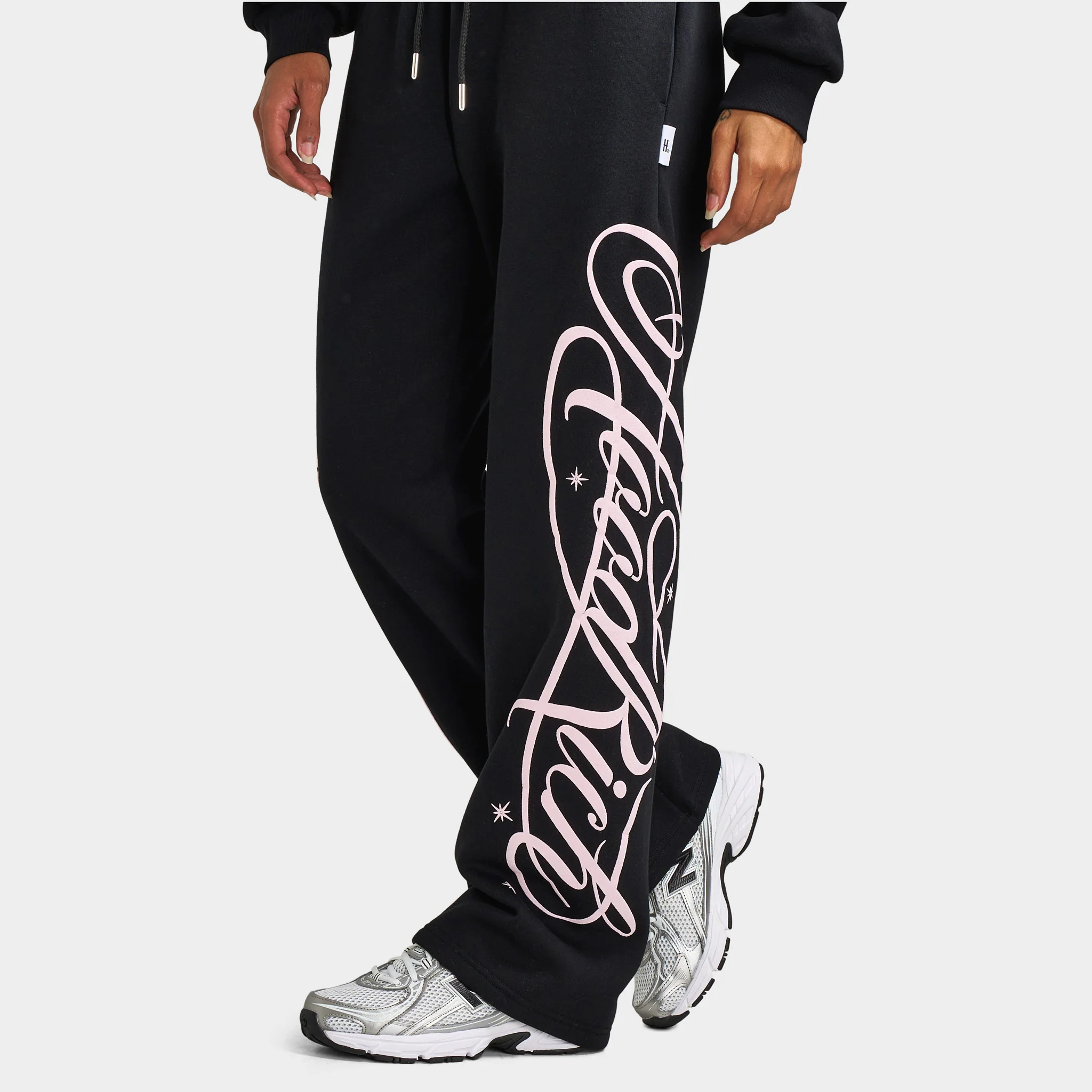 Hoodrich Women's Solace Wide Leg Joggers / Black - Image 5