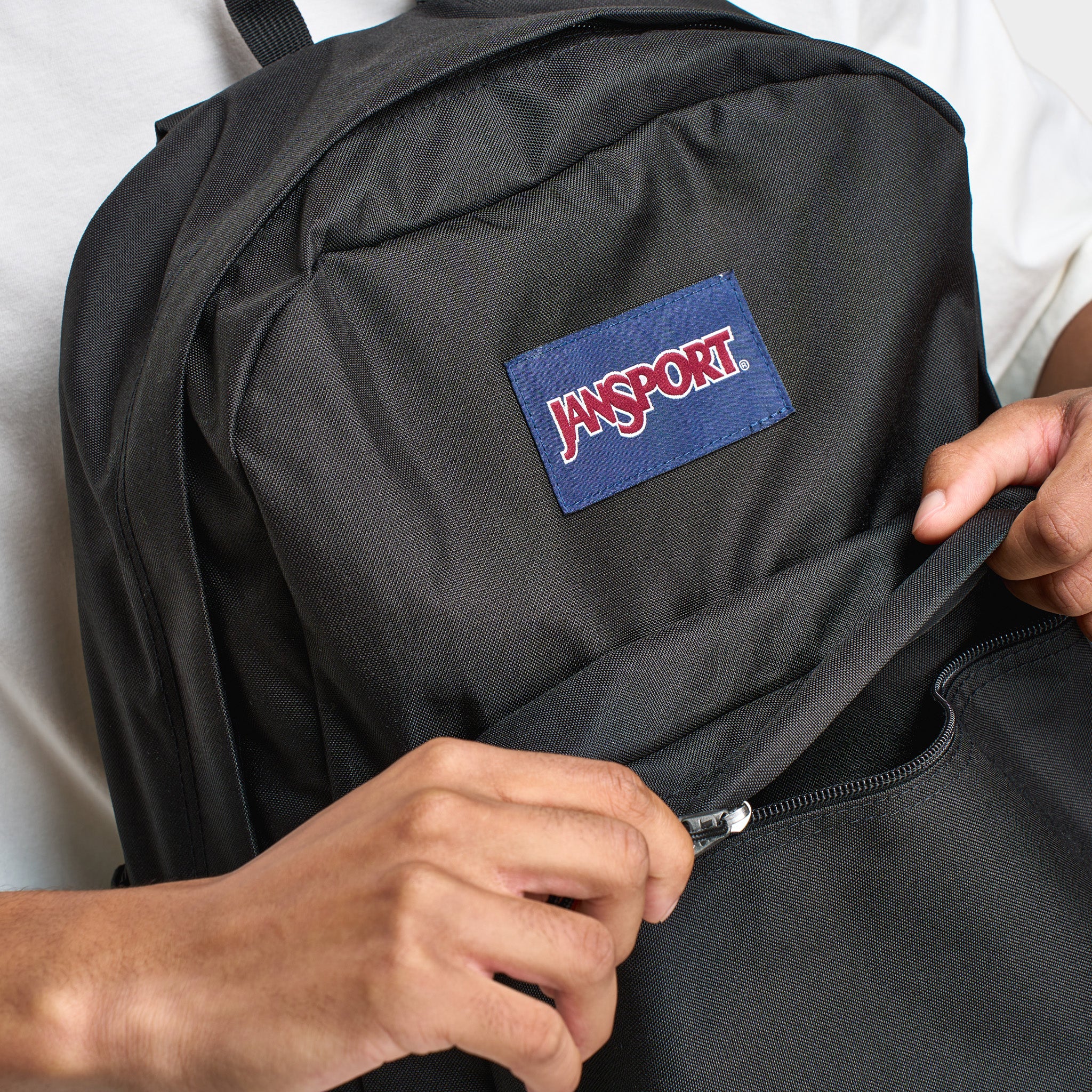 JanSport Superbreak Plus Backpack / Black - Image 4