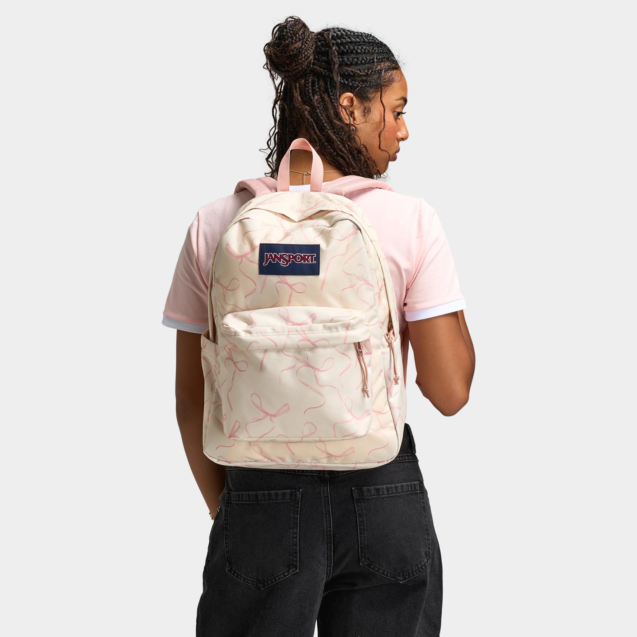 JanSport SuperBreak Plus Backpack / Rows of Bows - Image 2