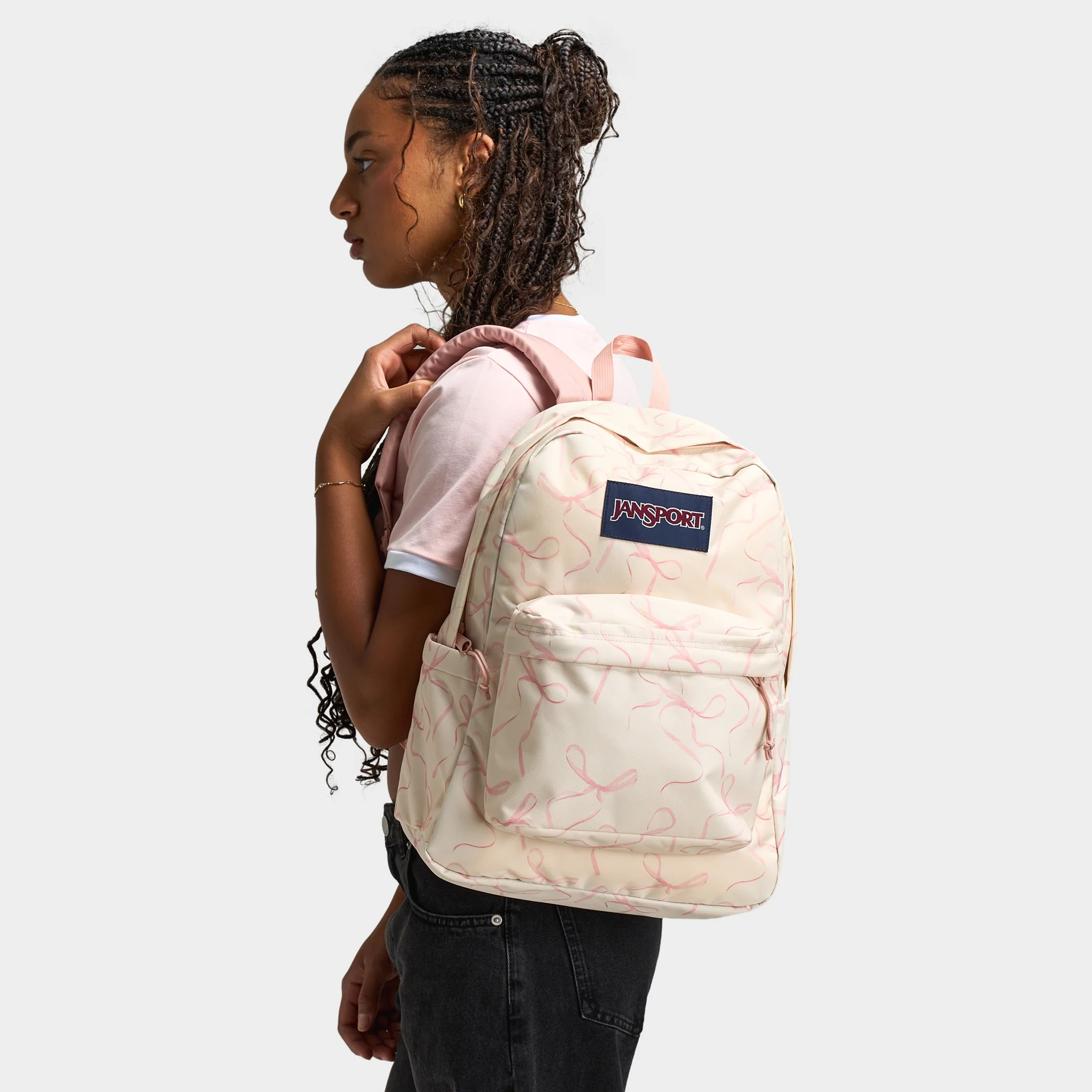 JanSport SuperBreak Plus Backpack / Rows of Bows - Image 5