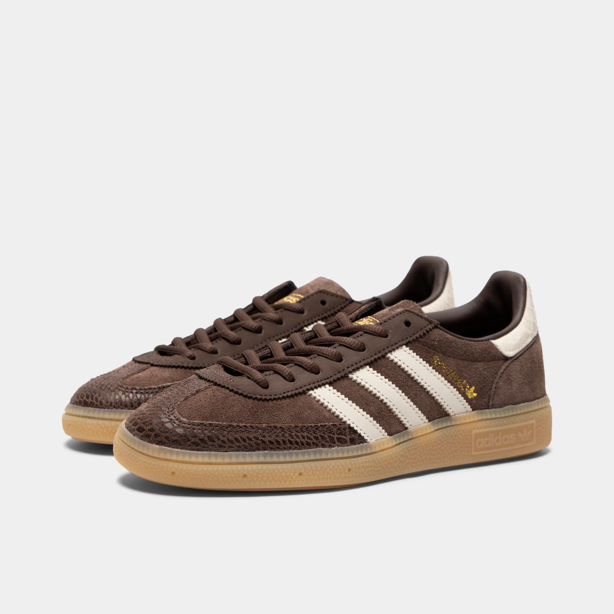 adidas Women's Handball Spezial Brown / Cream White - Gum - Image 2