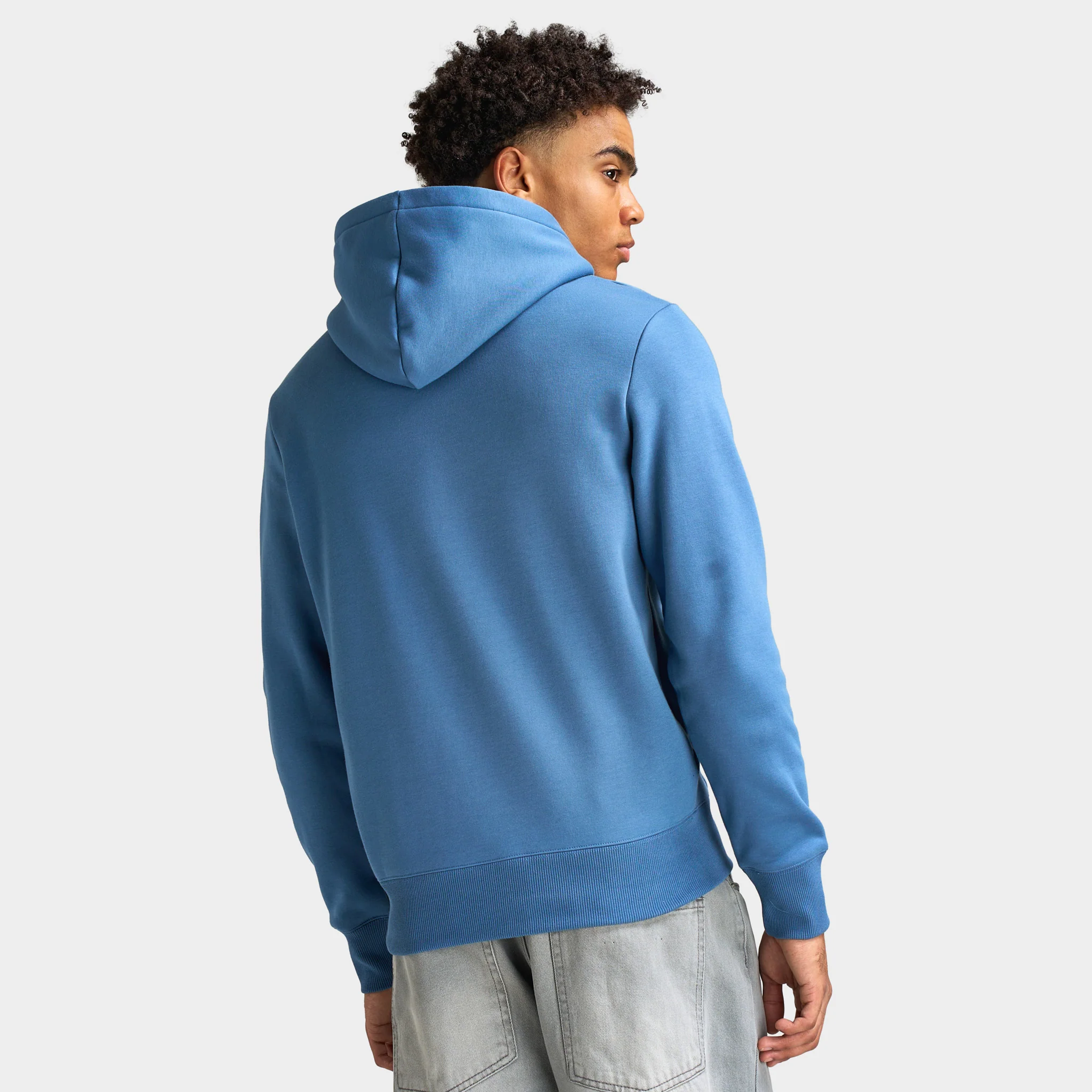Fred Perry Badge Hoodie / Ace Blue - Image 2