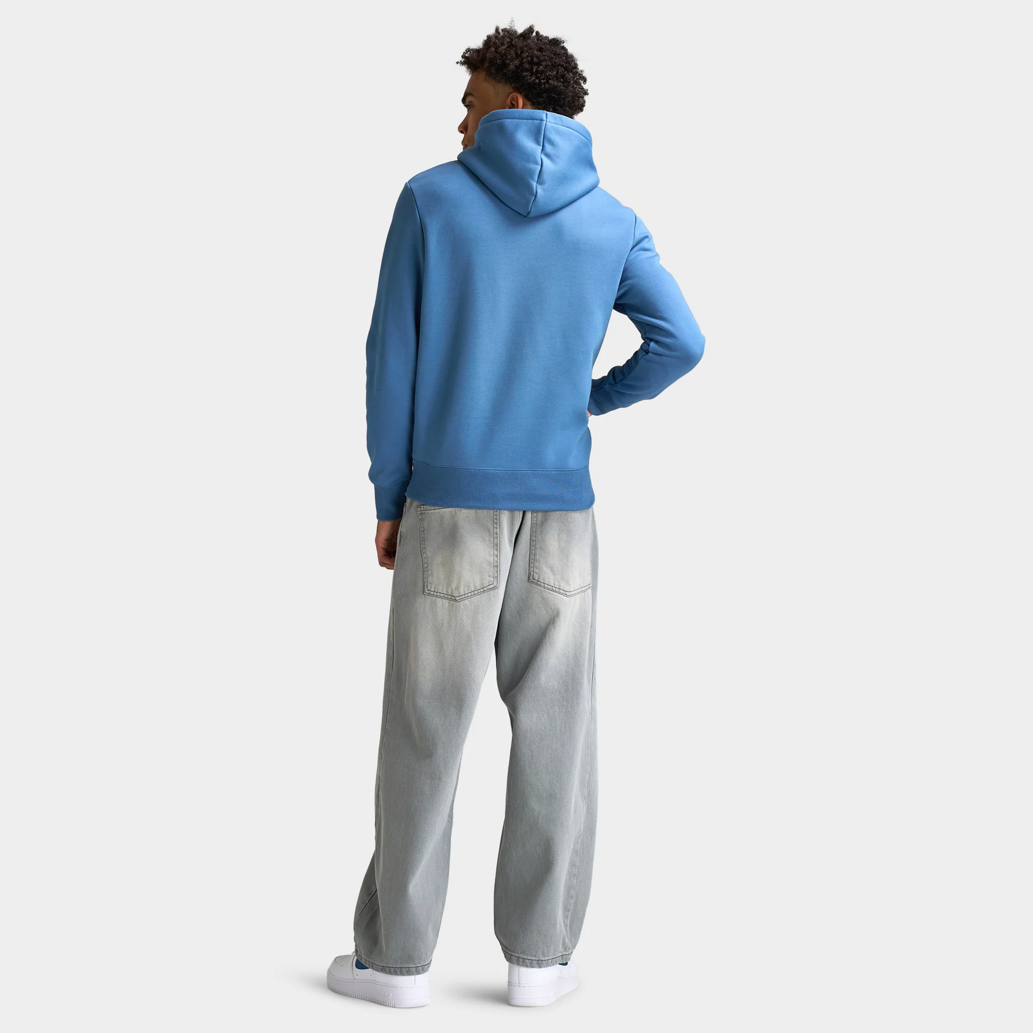 Fred Perry Badge Hoodie / Ace Blue - Image 6