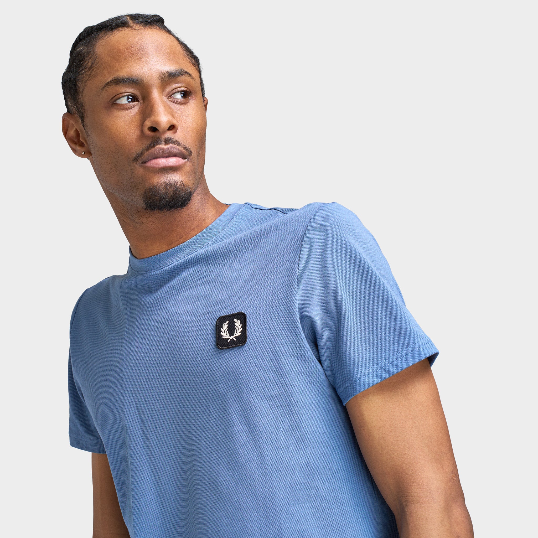 Fred Perry Badge T-Shirt / Ace Blue - Image 4