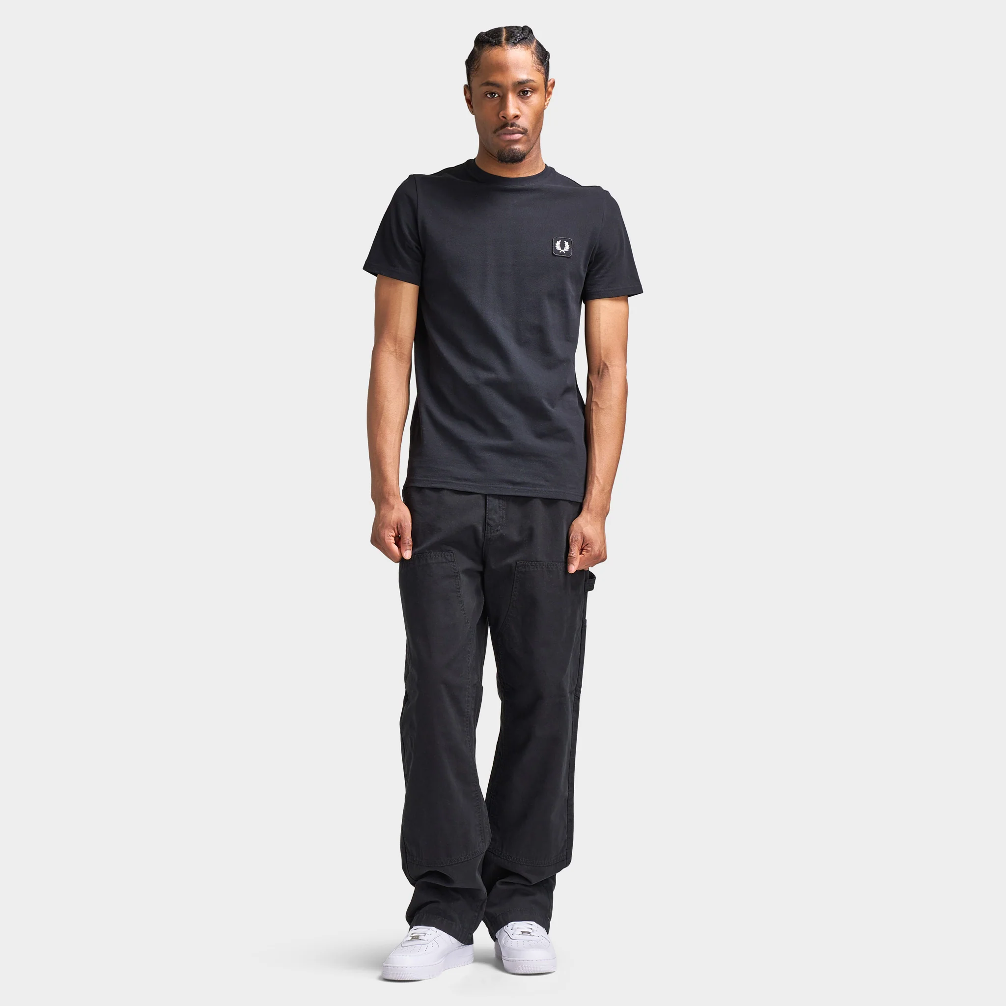 Fred Perry Badge T-Shirt / Black - Image 2