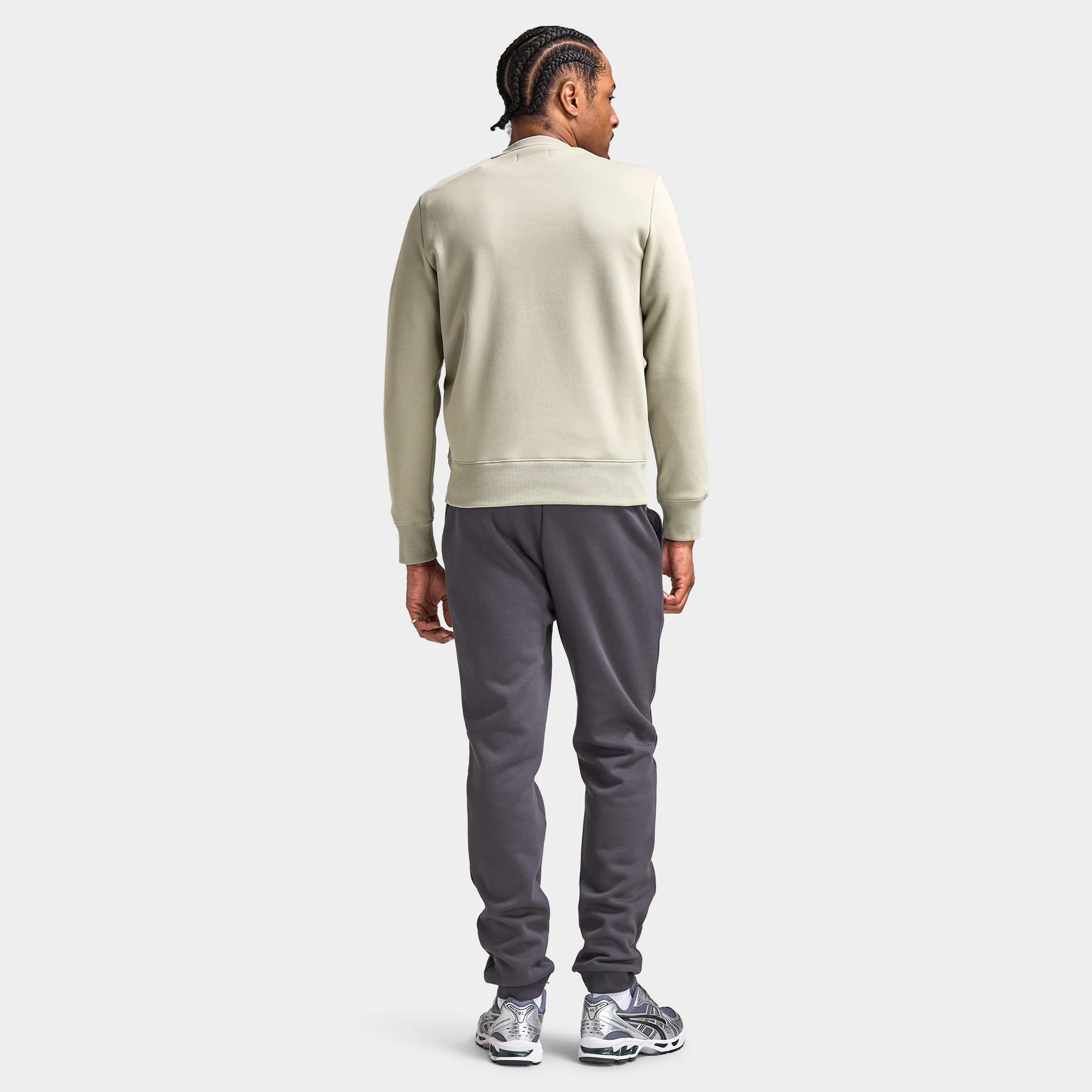 Fred Perry Embroidered Sweatshirt / Seagrass - Image 3
