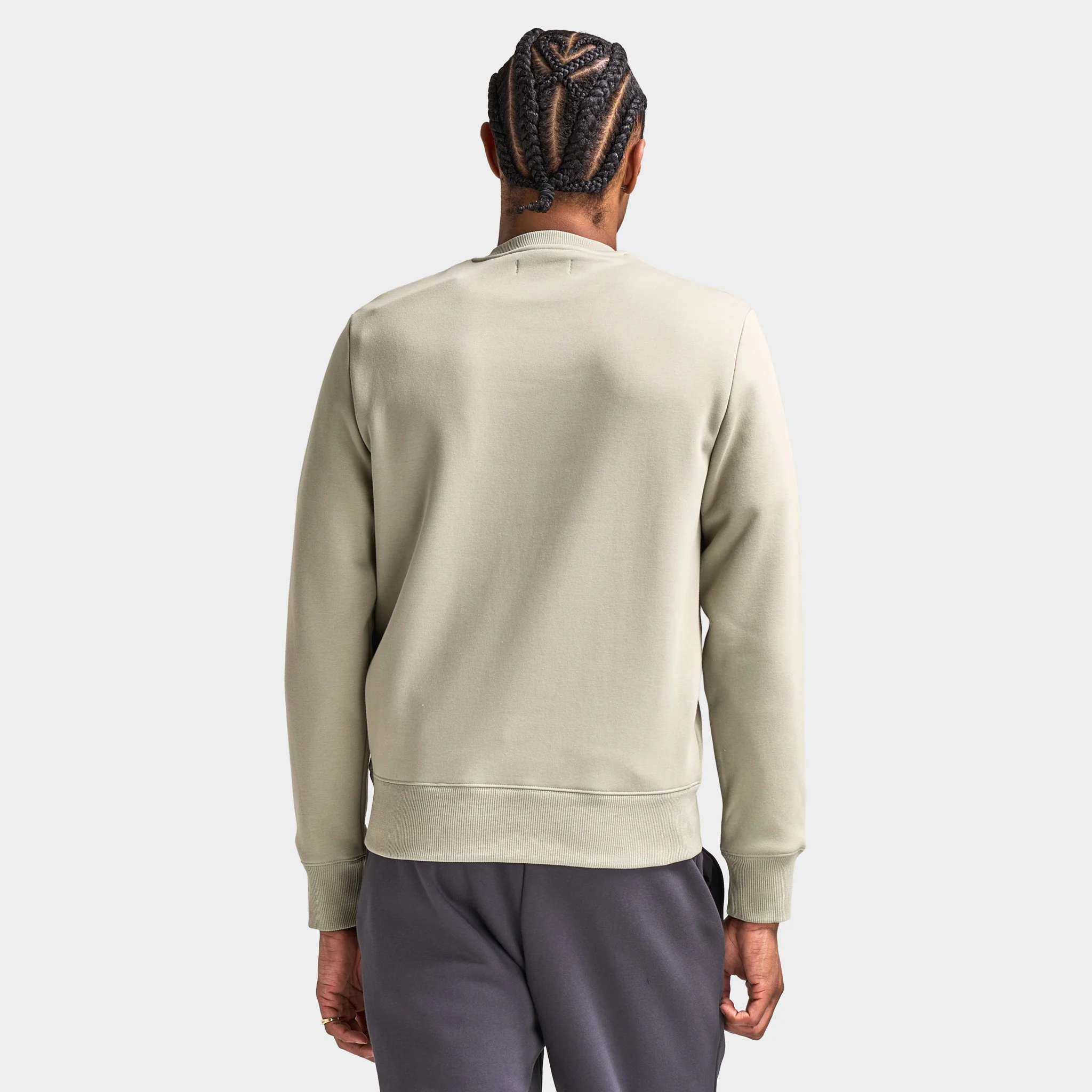 Fred Perry Embroidered Sweatshirt / Seagrass - Image 6