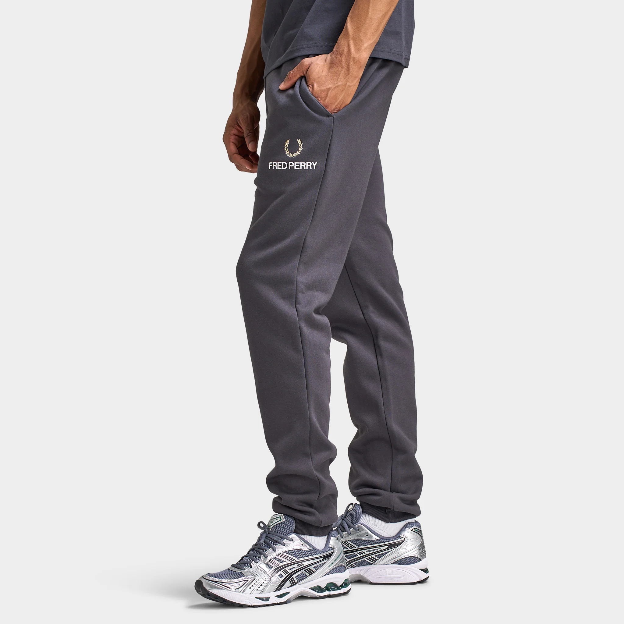Fred Perry FLP Track Pant / Anchor Grey - Image 4