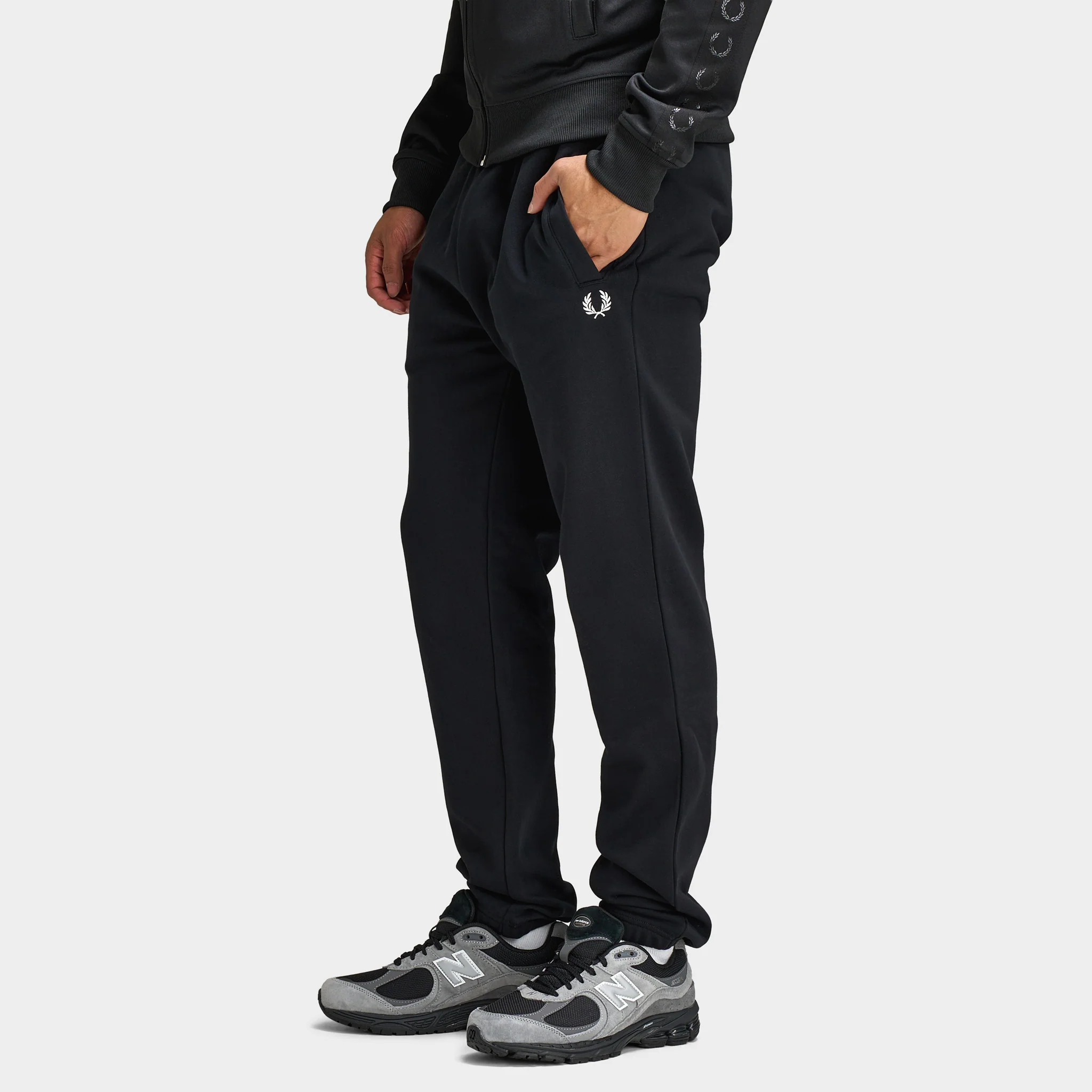 Fred Perry Loopback Sweatpant / Black - Image 4