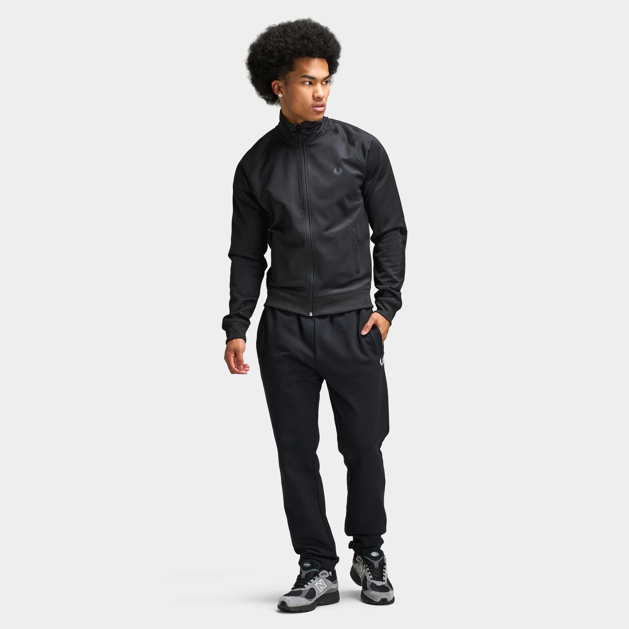 Fred Perry Loopback Sweatpant / Black - Image 6