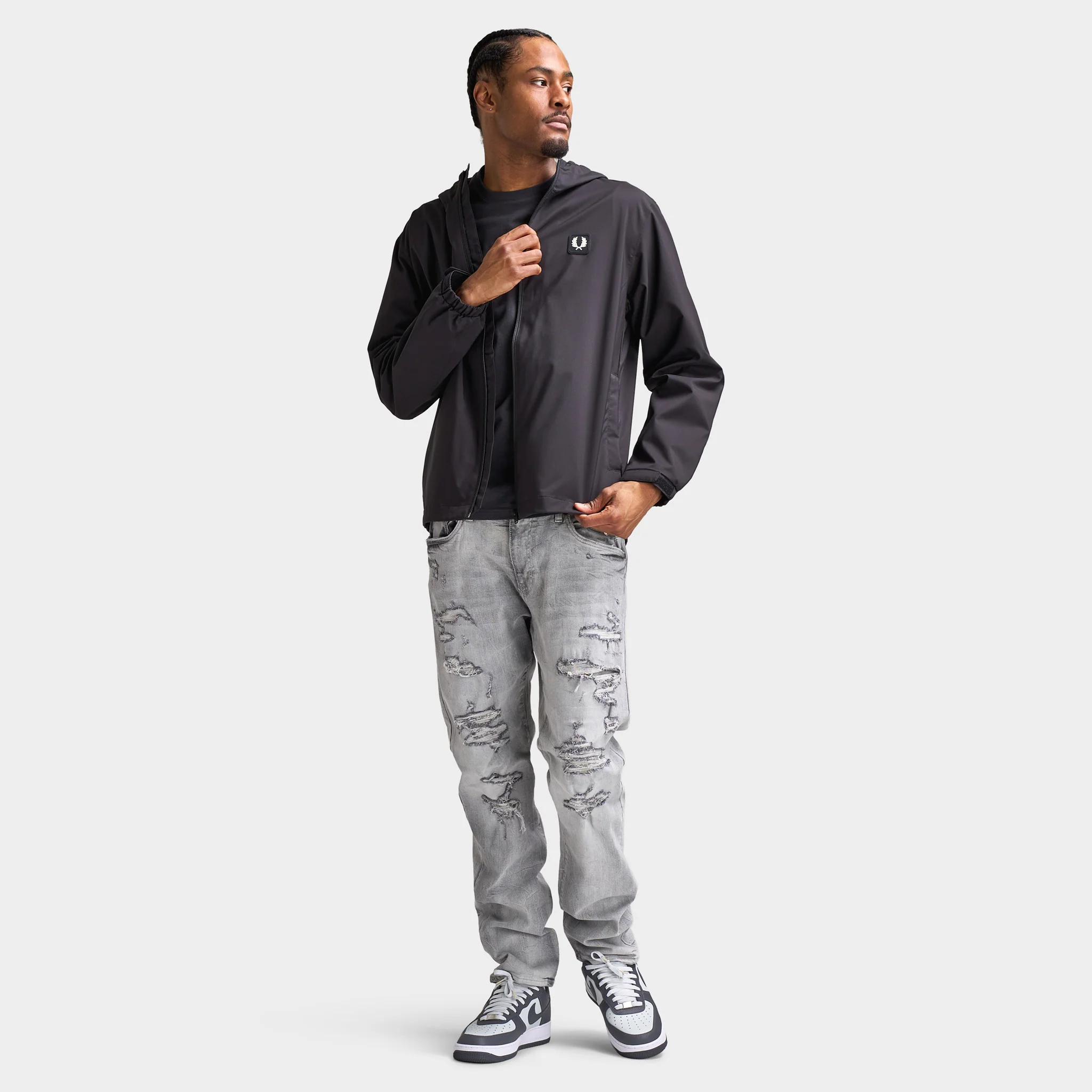 Fred Perry Training Jacket / Black - Image 2