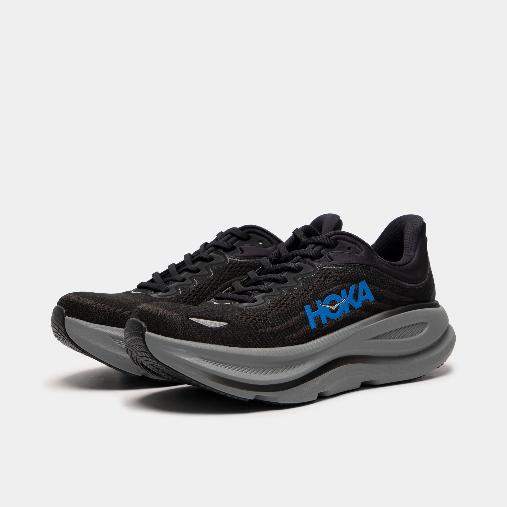 Hoka Bondi 9 Black / Cobalt - Image 2