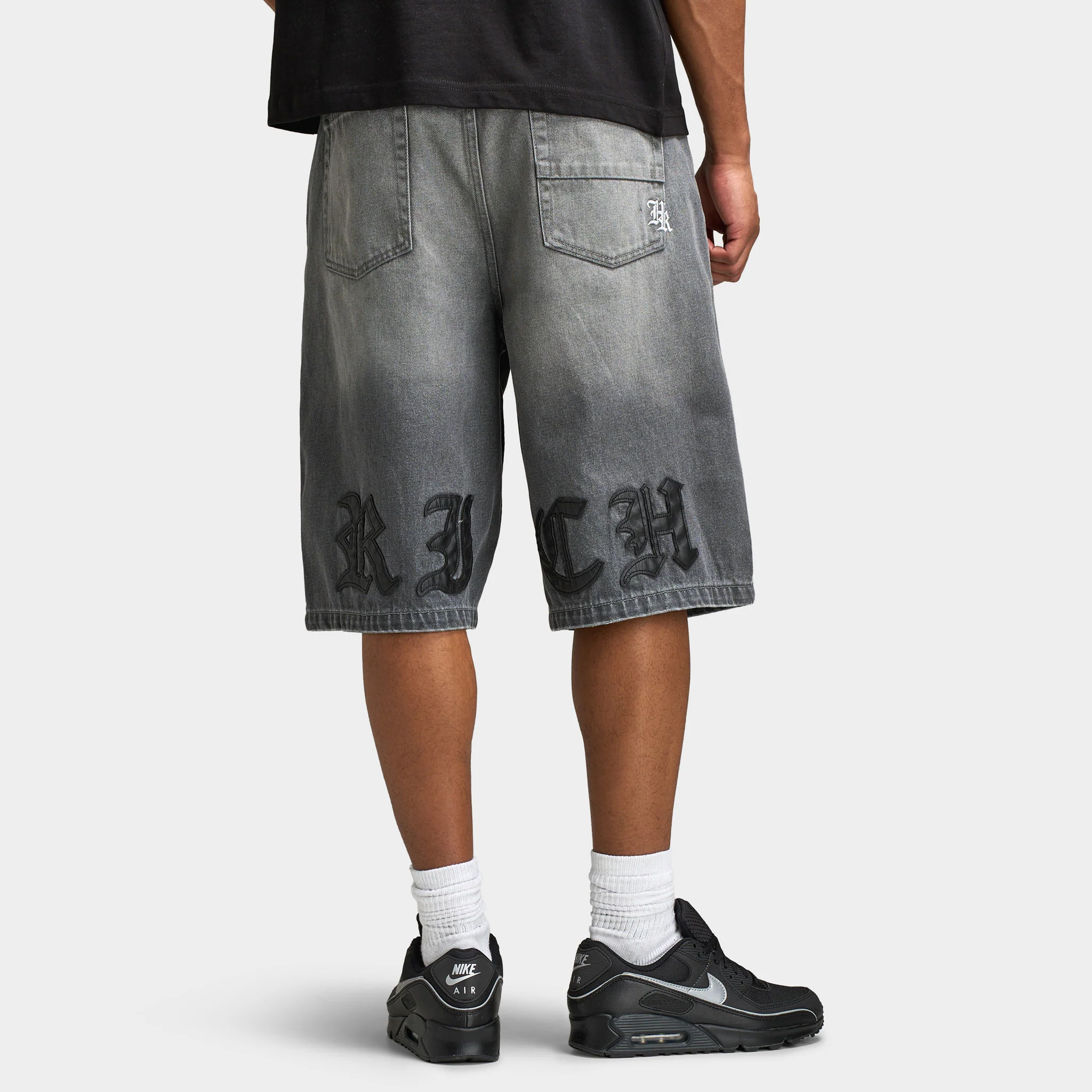 Hoodrich Inkline Denim Jort / Grey Wash - Image 2