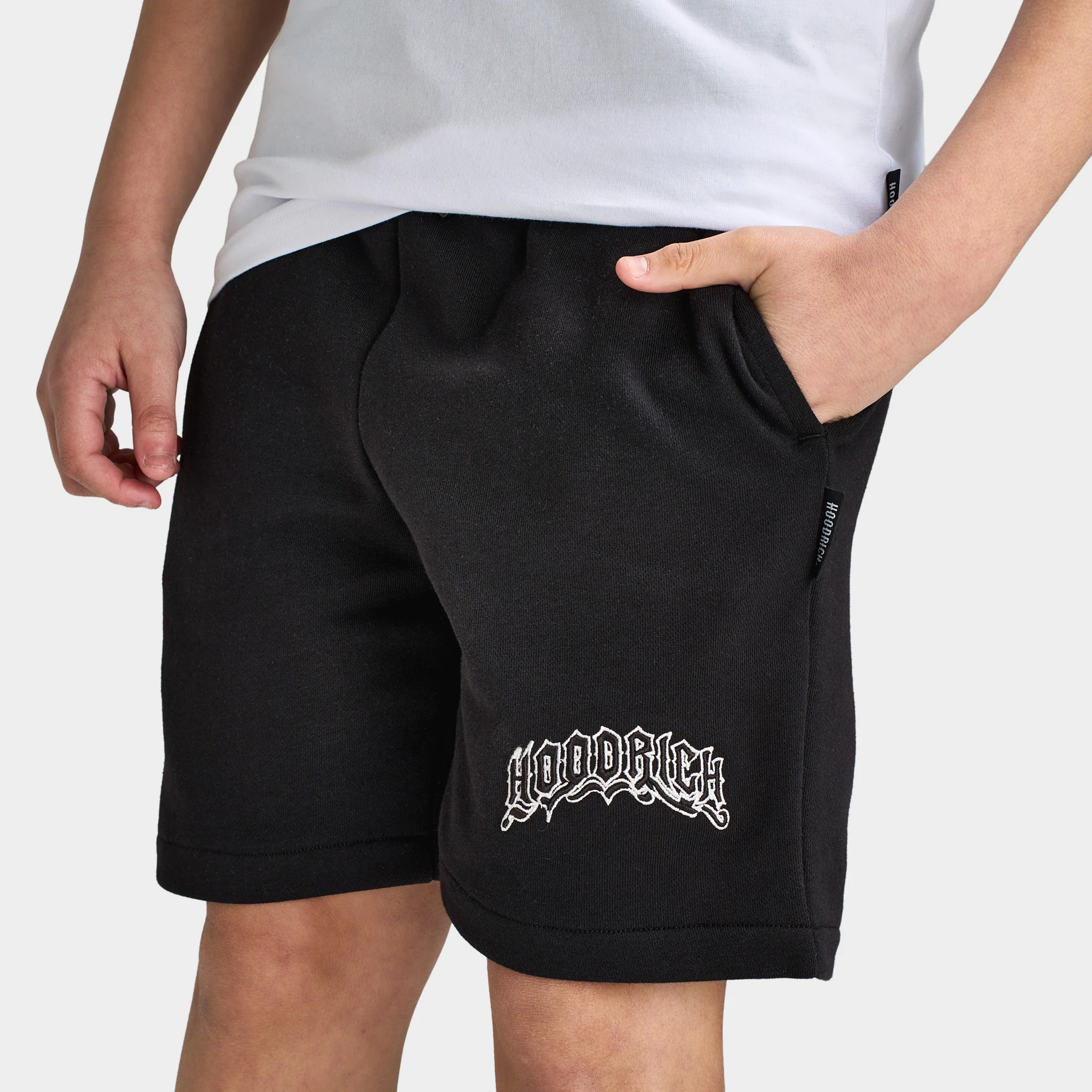Hoodrich Junior Boy's Ritual Short Black / White - Image 3