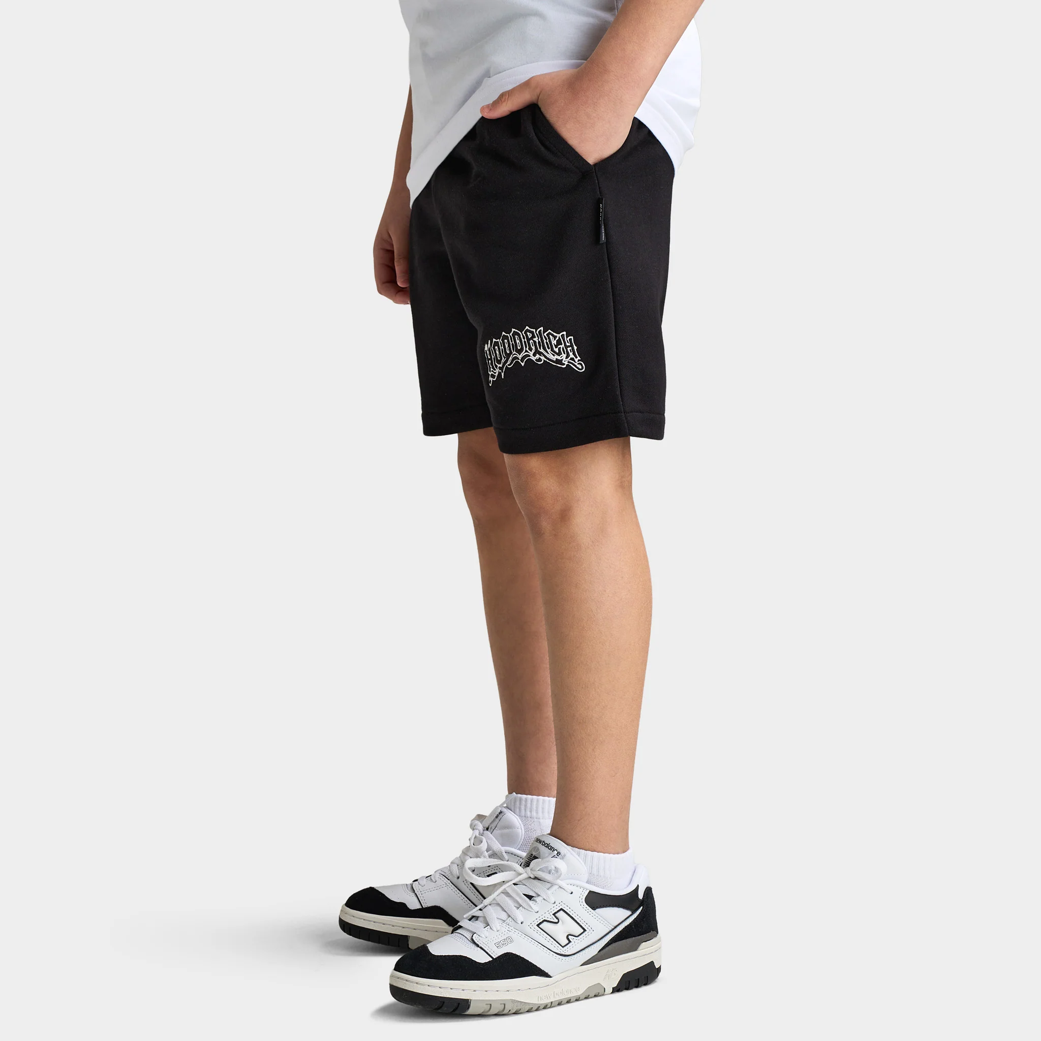 Hoodrich Junior Boy's Ritual Short Black / White - Image 4
