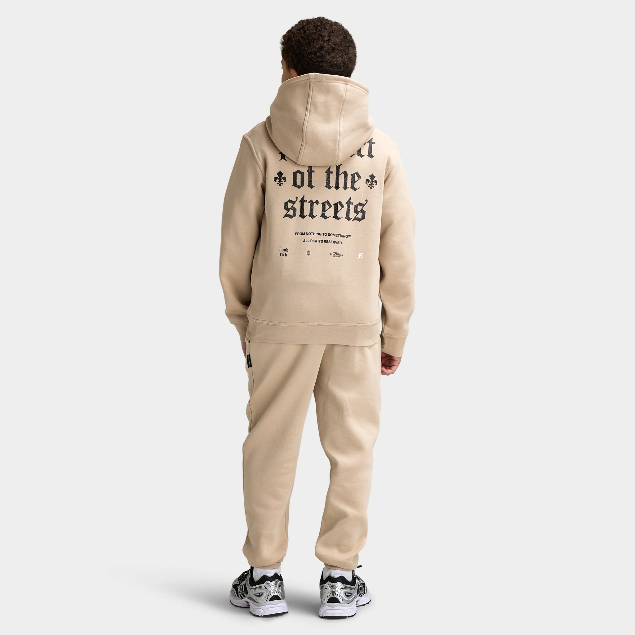 Hoodrich Junior Boy’s Shadow Hoodie / Oxford Tan - Image 6