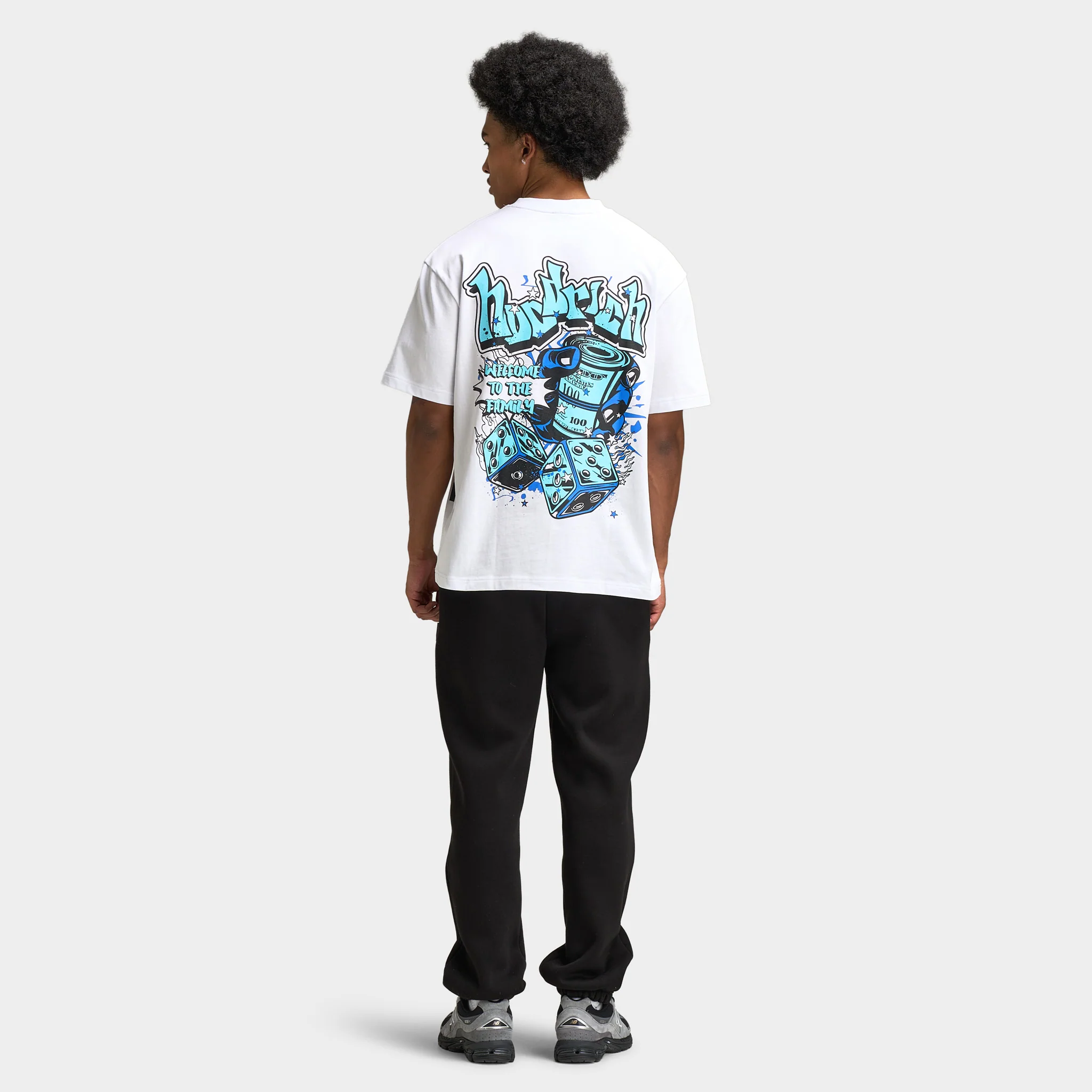 Hoodrich Luxe Orb Oversized T-Shirt / White - Image 4