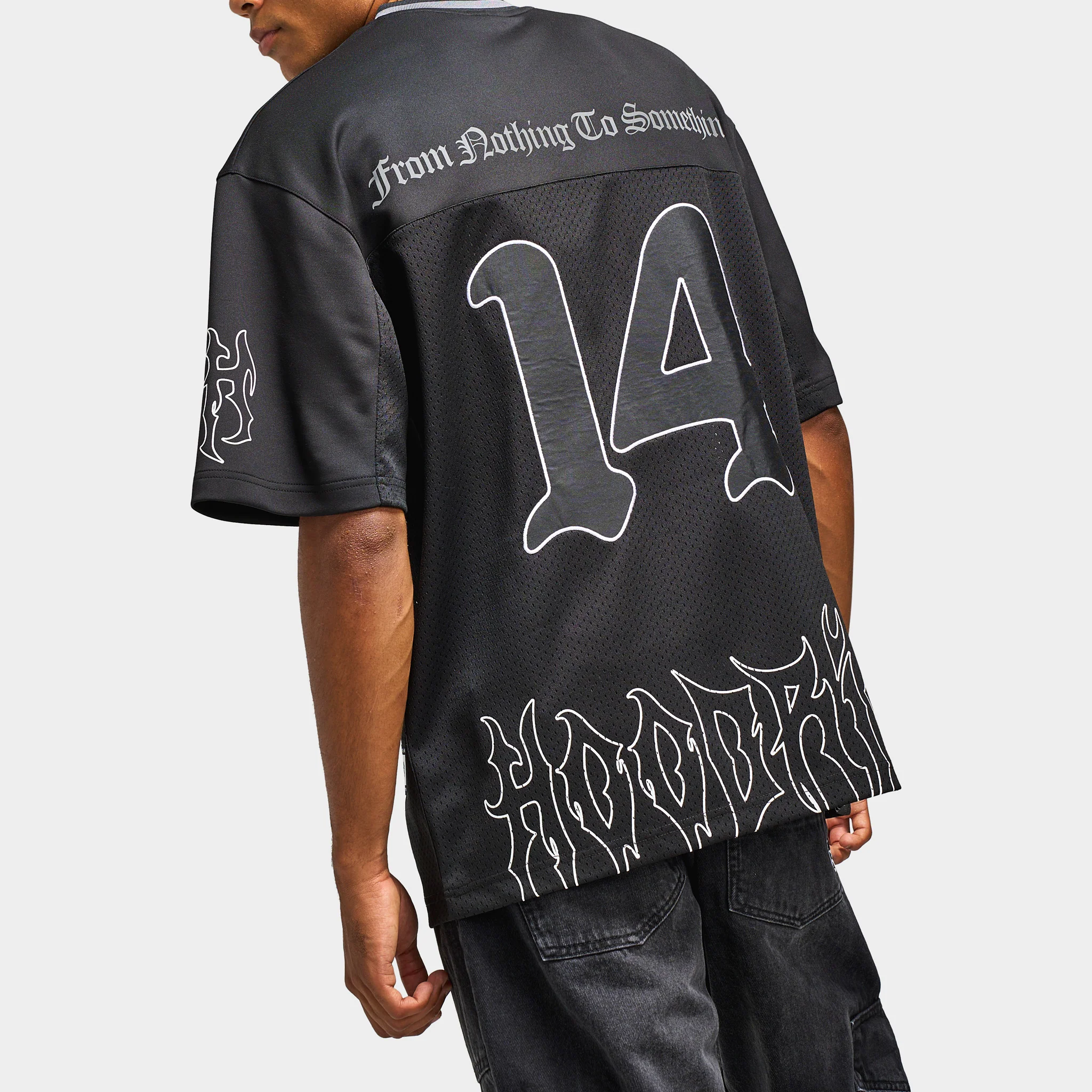 Hoodrich Spectral - Oversized Mesh Jersey / Black - Image 4