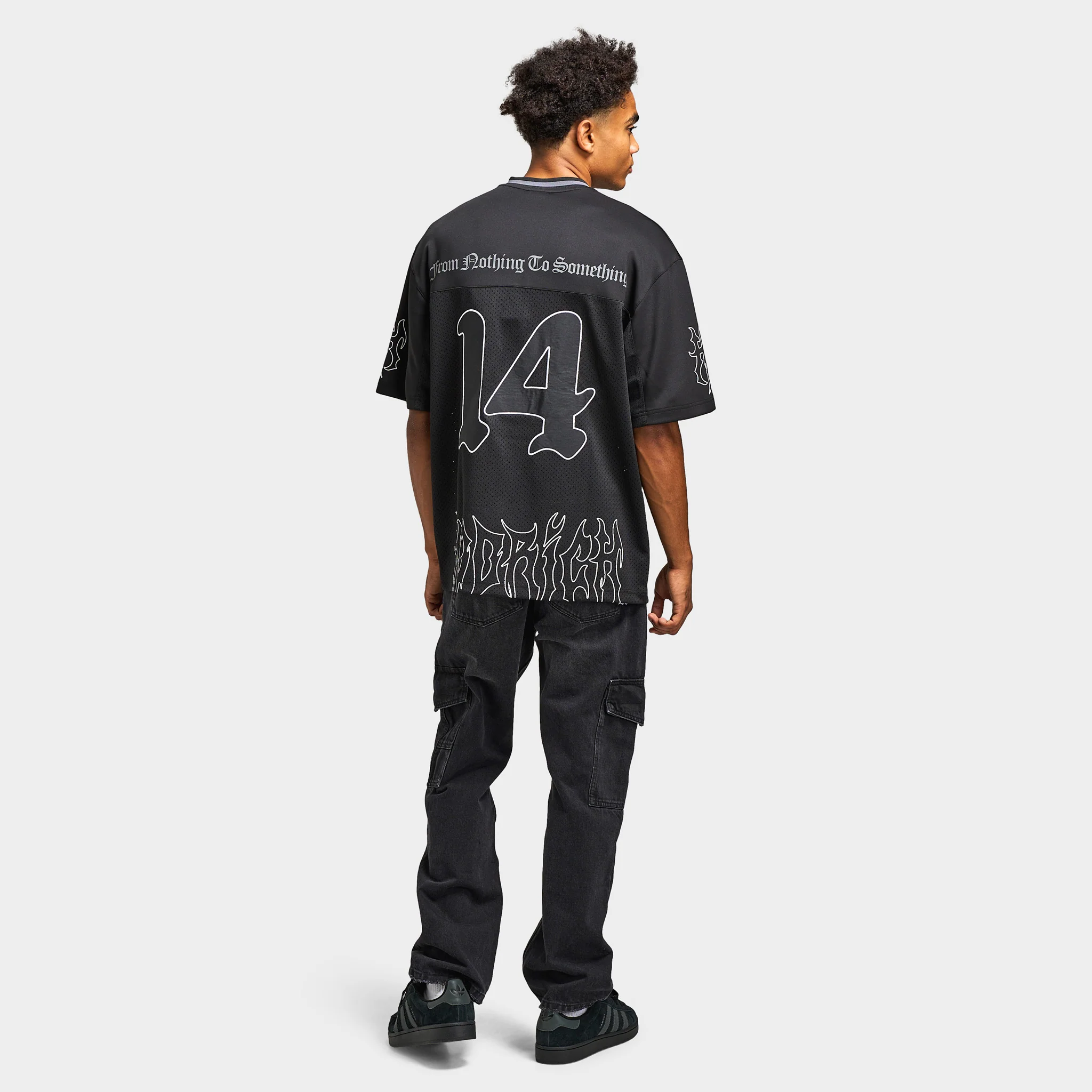 Hoodrich Spectral - Oversized Mesh Jersey / Black - Image 5