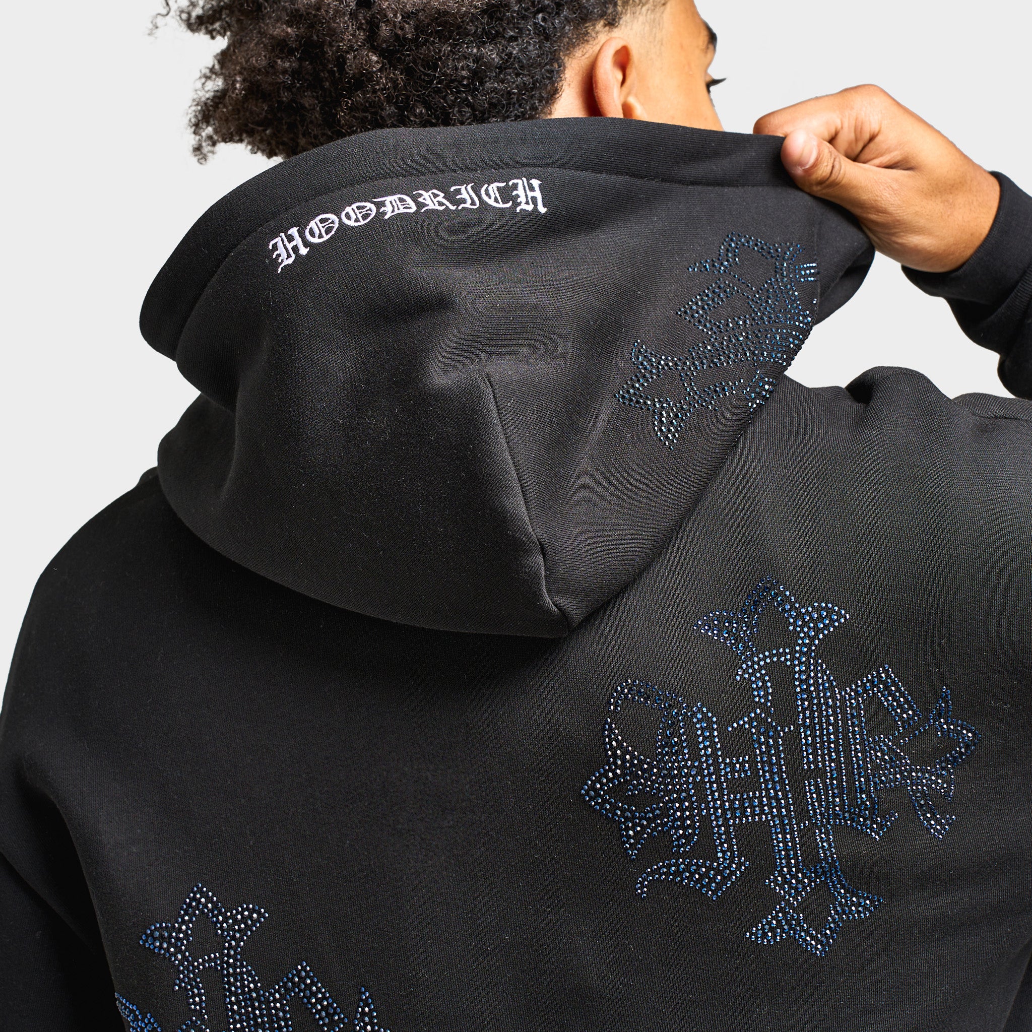 Hoodrich Virtux Oversized Full-Zip Hoodie / Black - Image 4