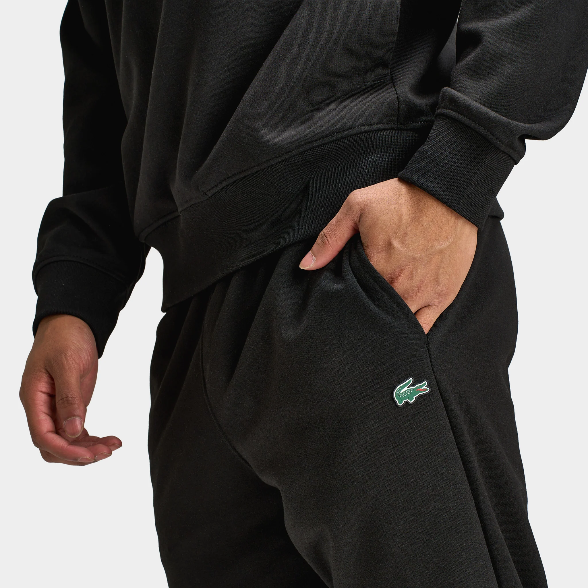 Lacoste Double Knit Pant / Black - Image 3