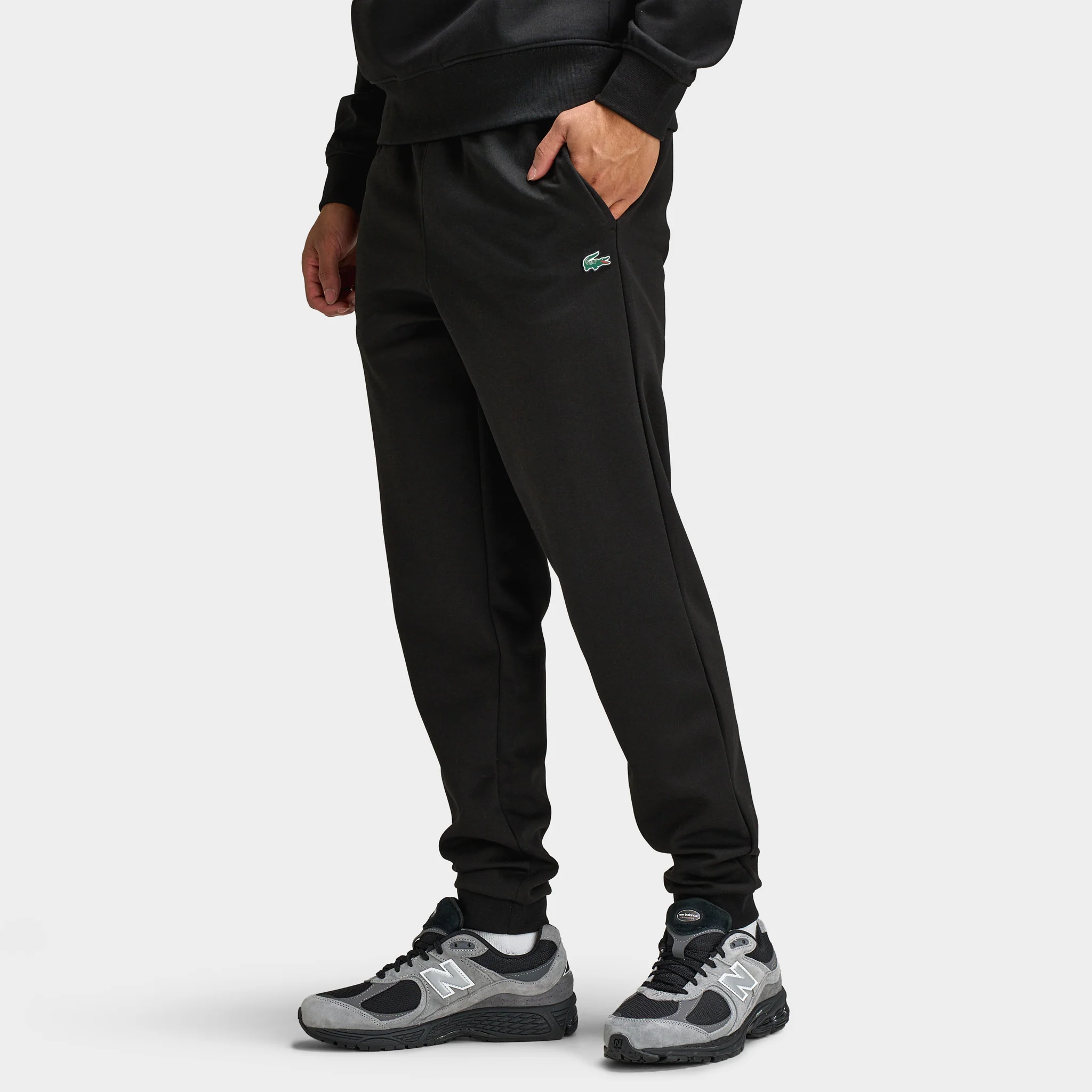 Lacoste Double Knit Pant / Black - Image 4