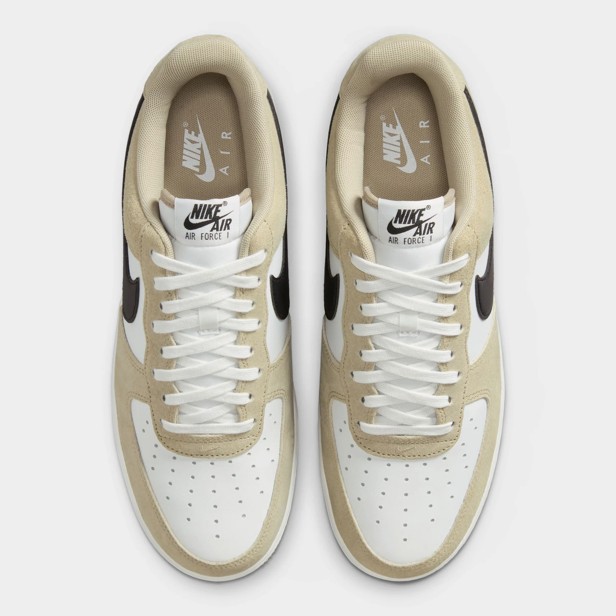 Nike Air Force 1 '07 LV8 Summit White / Black - Khaki - Image 6