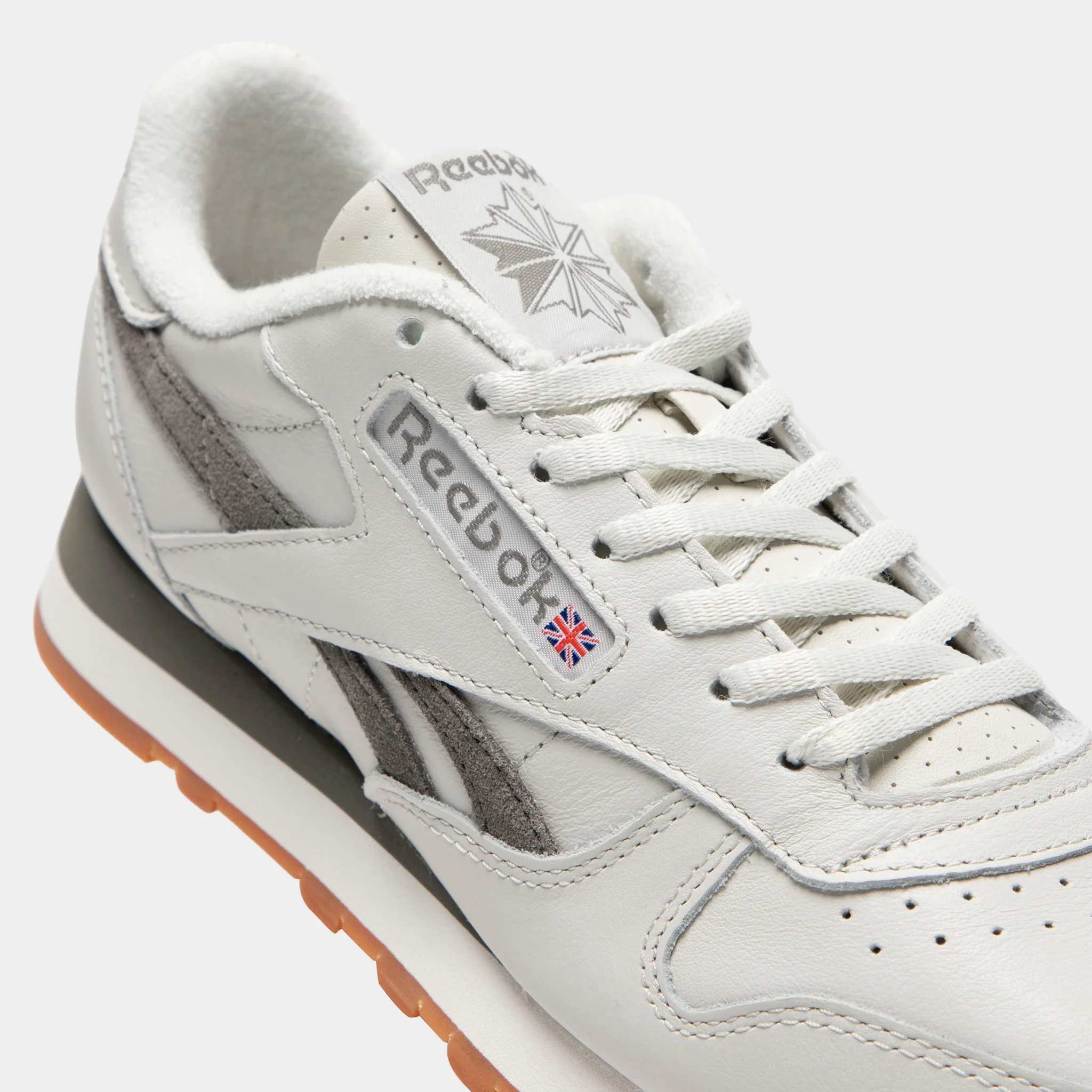Reebok CL Leather Grey / Gum - Image 3